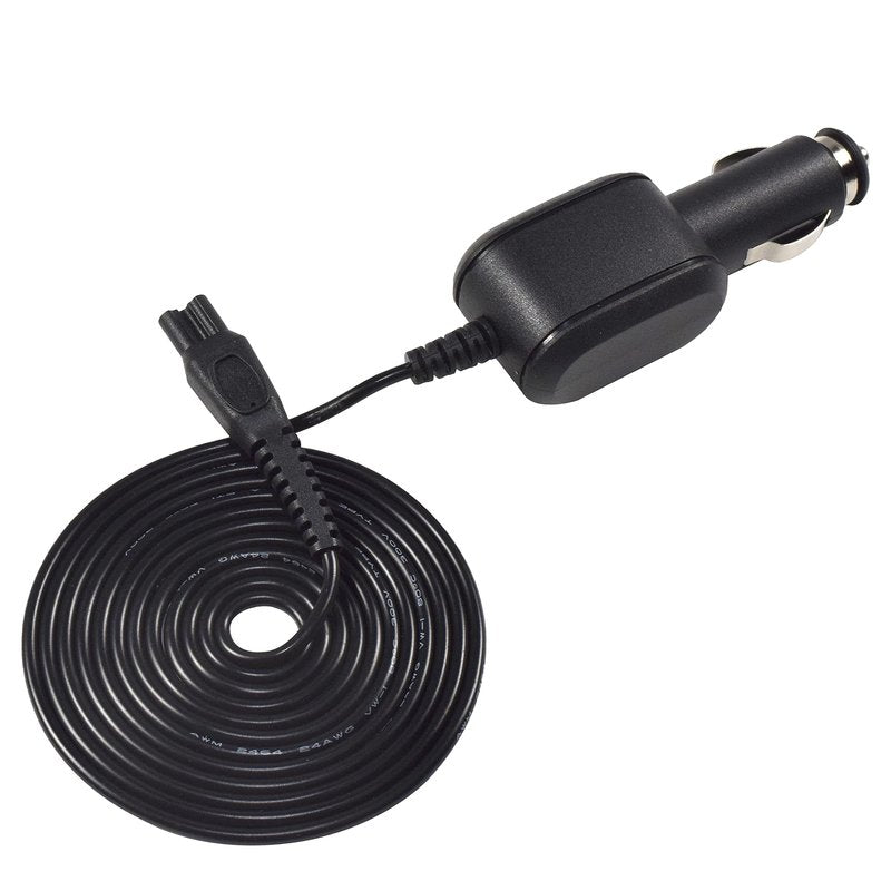 HQRP Car Charger DC Adapter Power Cord Compatible with Philips Norelco RQ1160, RQ1160CC, RQ1150, HQ560, HQ568, HQ586, HQ9171, HQ9190, PT730, PT860, PT870 Razor/Shaver