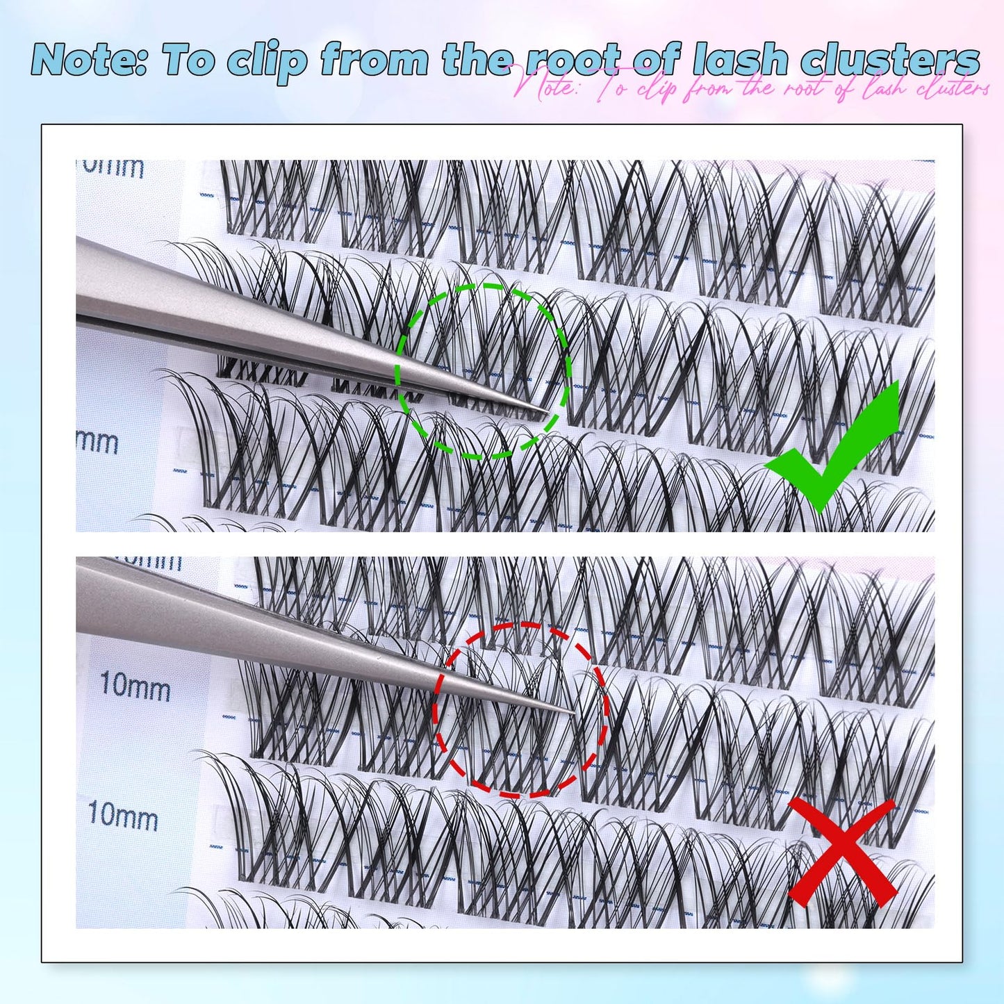 Lash Clusters Wispy Eyelash Clusters Natural CC-Curly Cluster Lashes zanlufly Wispy Individual Lashes 180Pcs Eyelash Extension 10 12 14MM DIY Lash Extension