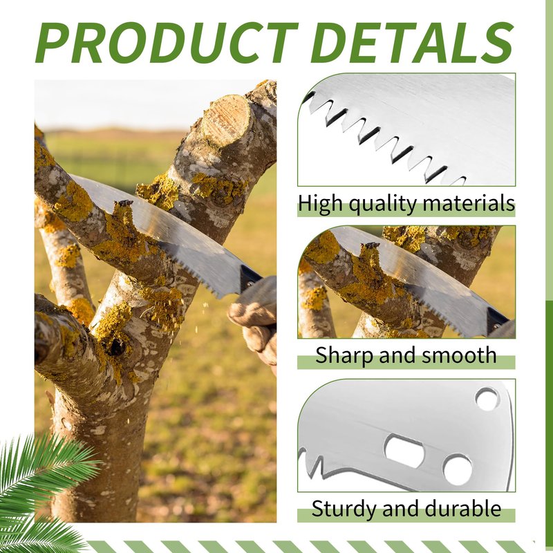 12” Pole Pruner Saw Blade Replacement for Corona TP 3841, TP 3811, TP 3714, TP 3712, TP 3702, TP 2712, TP 2612, TP 2512 & Other Most Brands Pruning Saws & Tree Trimmers