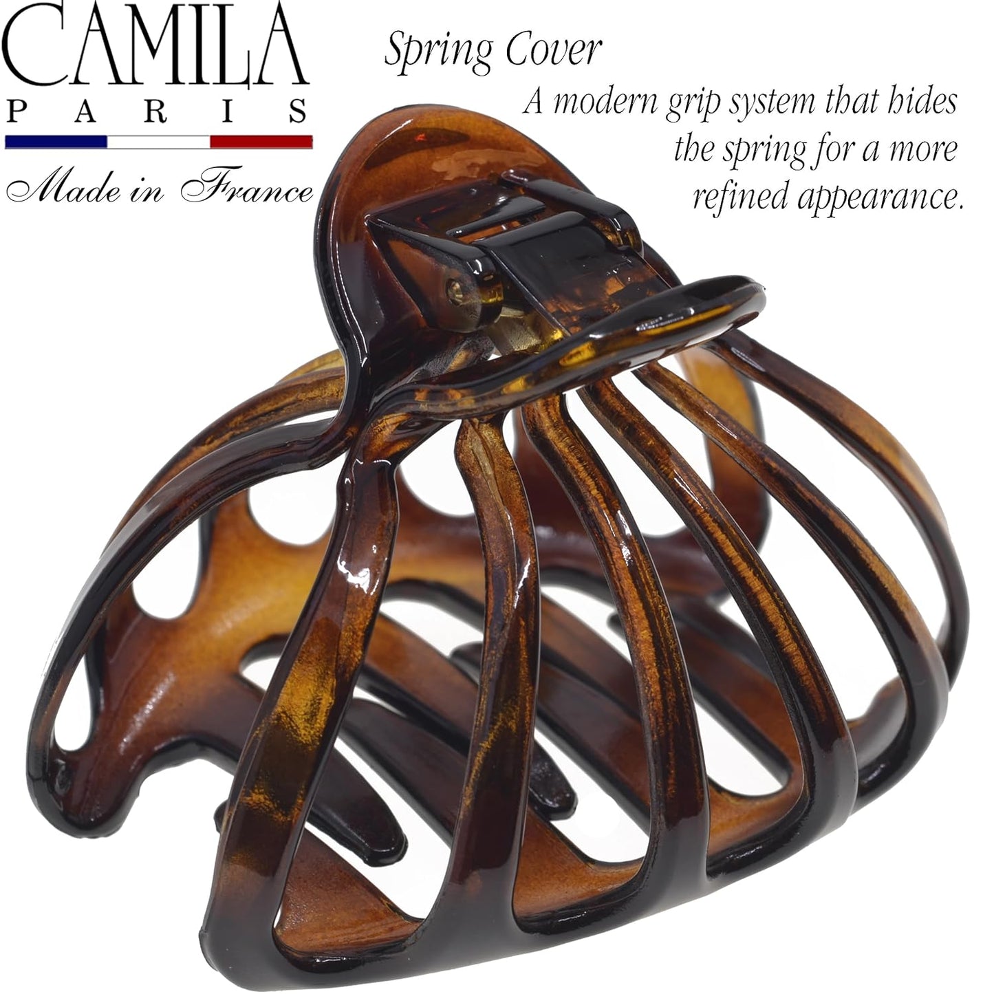 French Octopus Hair Clip - 3 Inch Claw Clip for Thick Hair | Strong No-Slip Grip for Long Hair