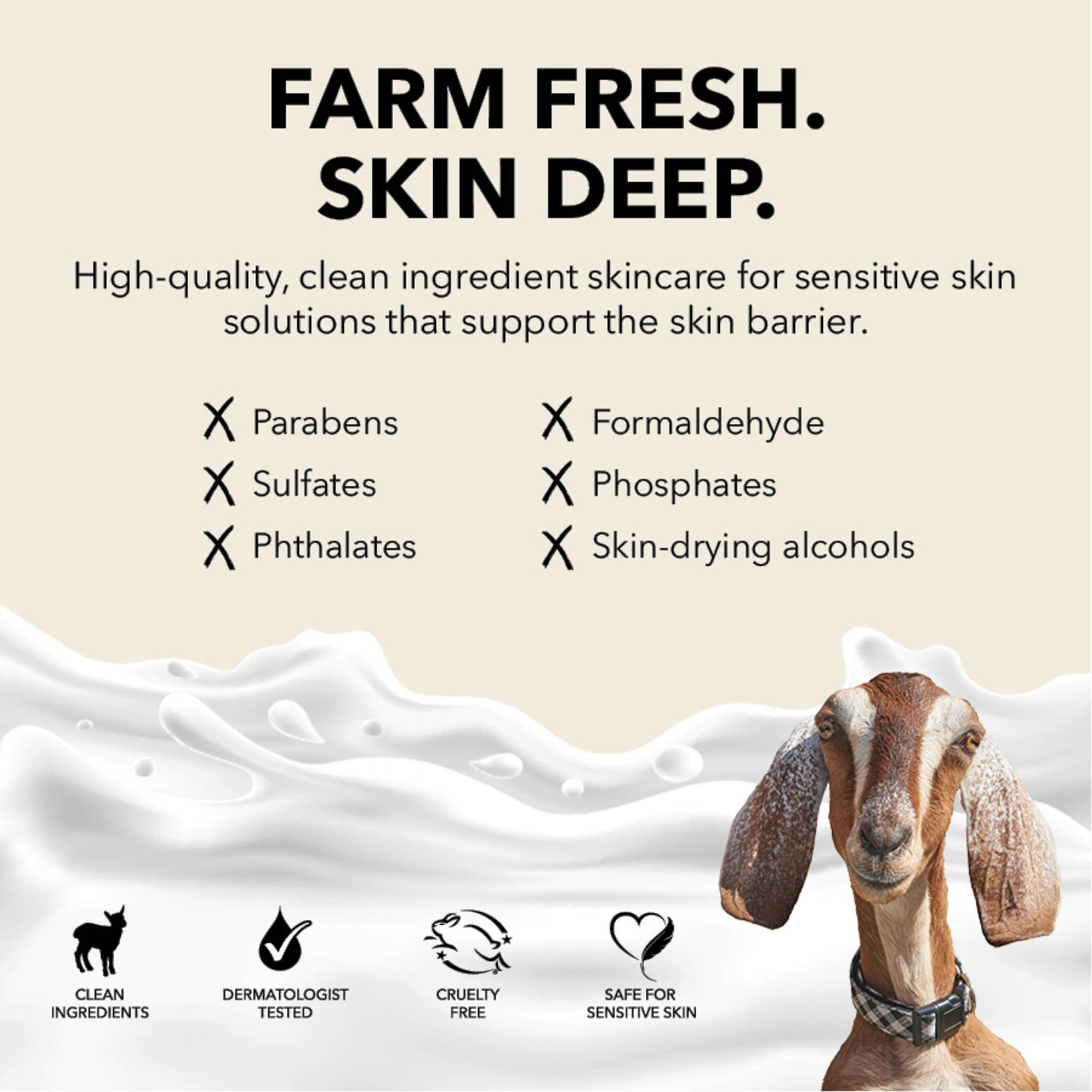 Dionis Goat Milk Lotion – Moisturizing Hand & Body Lotion for Dry Skin, Sensitive Skin Safe, Lightweight Non-Greasy Formula - Lemon Verbena & Cream 3.3 oz
