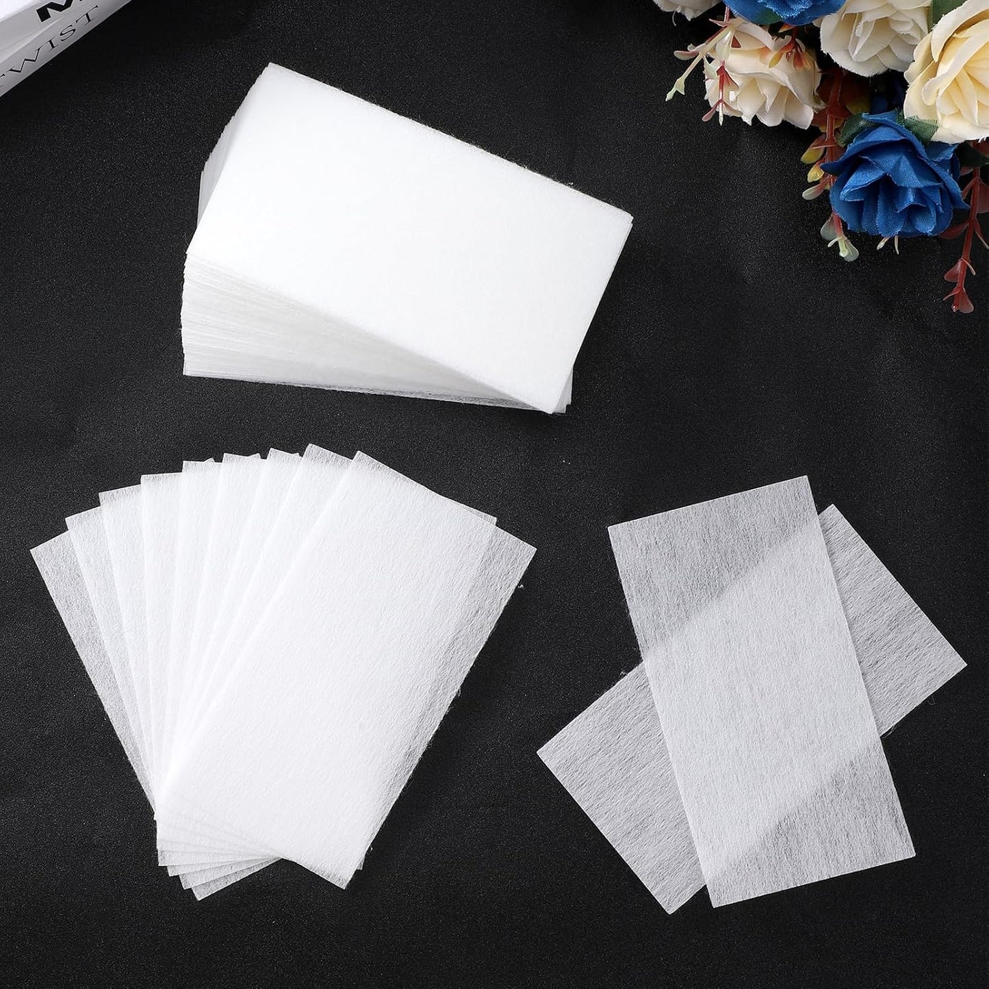 90PCS Perm Papers for Hair | Disposable Heat-Resistant Polyester Wraps for Salon Use