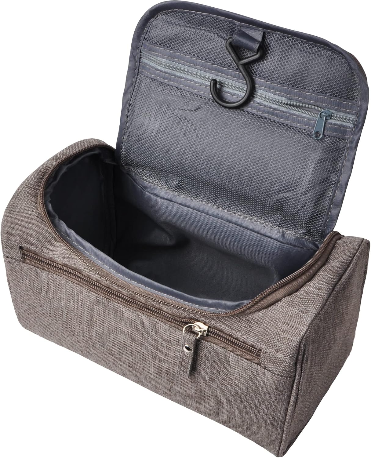Men's Toiletry Bag - Compact Travel Shaving Kit | Camo Dark Green Design