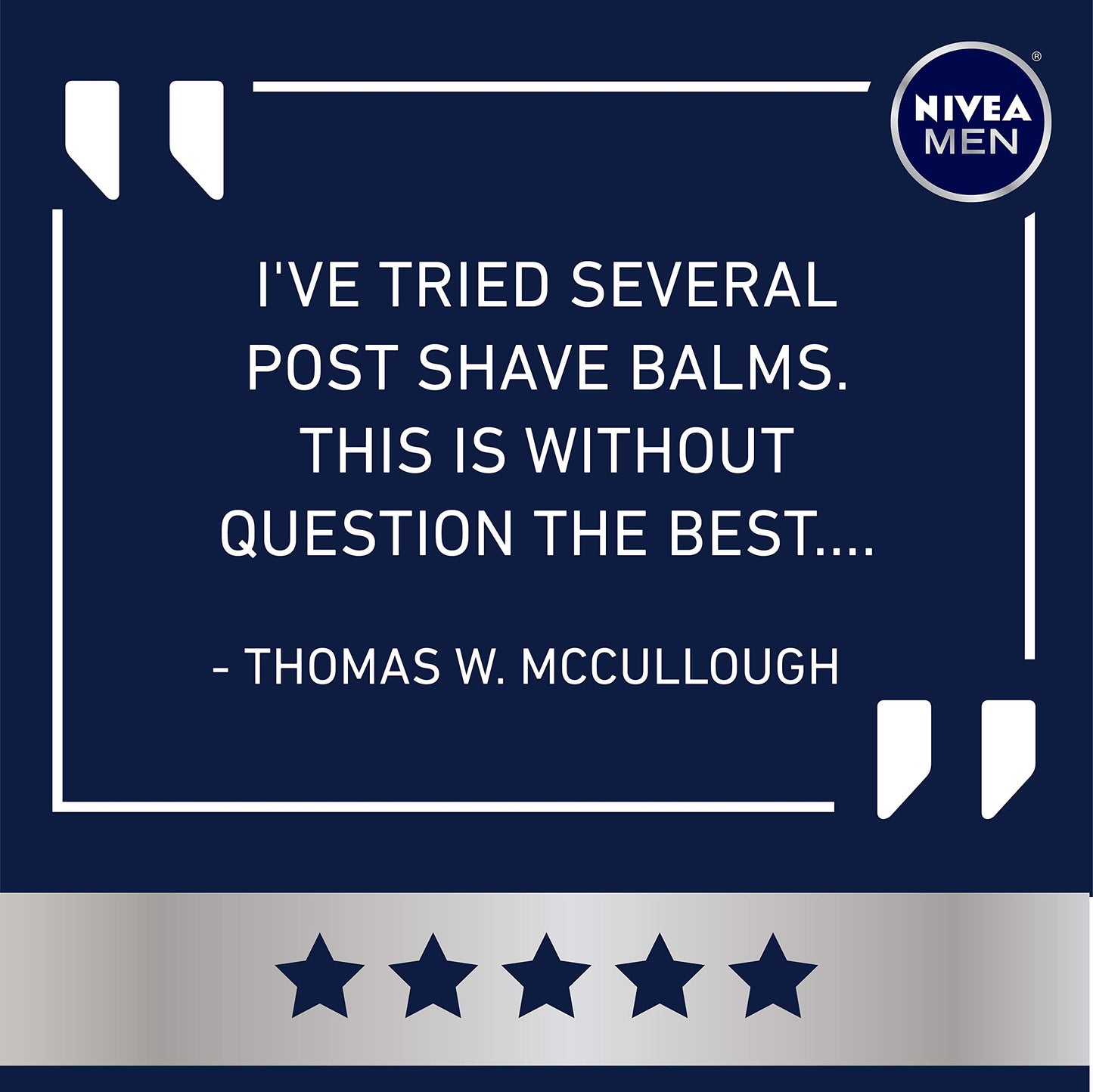 Nivea Men Sensitive Post Shave Balm - Soothes And Moisturizes Skin After Shaving - 3.3 Fl. Oz. Bottle