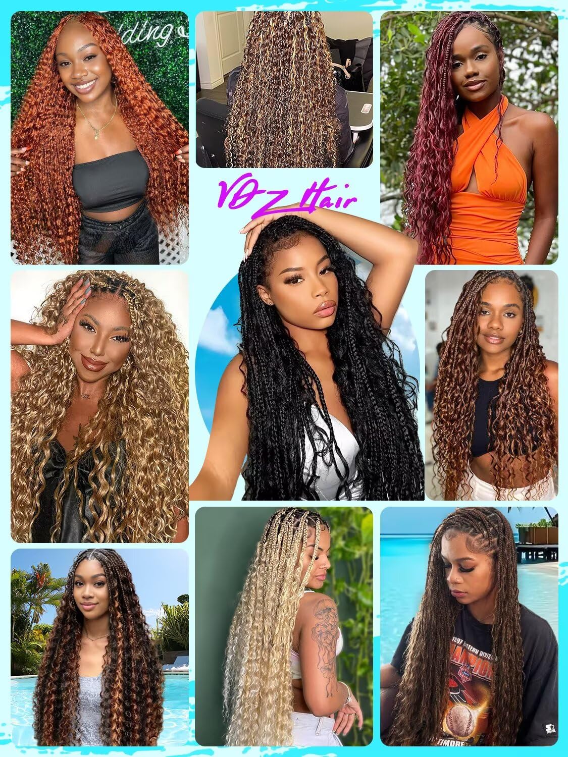12A P4/30 Dark and Light Brown Human Braiding Hair for Boho Braids 5 Bundles 18 Inch 160g Deep Wave Braiding Hair for Bohemian Knotless Braids 100% Unprocessed Virgin Bulk Hair Extensions No Weft