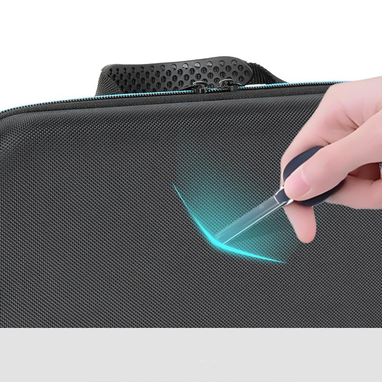 Hzycwgone Travel Case for Dyson Supersonic Nural Hair Dryer,Hard Portable Carrying Cover Travel Storage Bag for Dyson Supersonic Nural HD16 HD15 HD08 Attachement Accessories,Black
