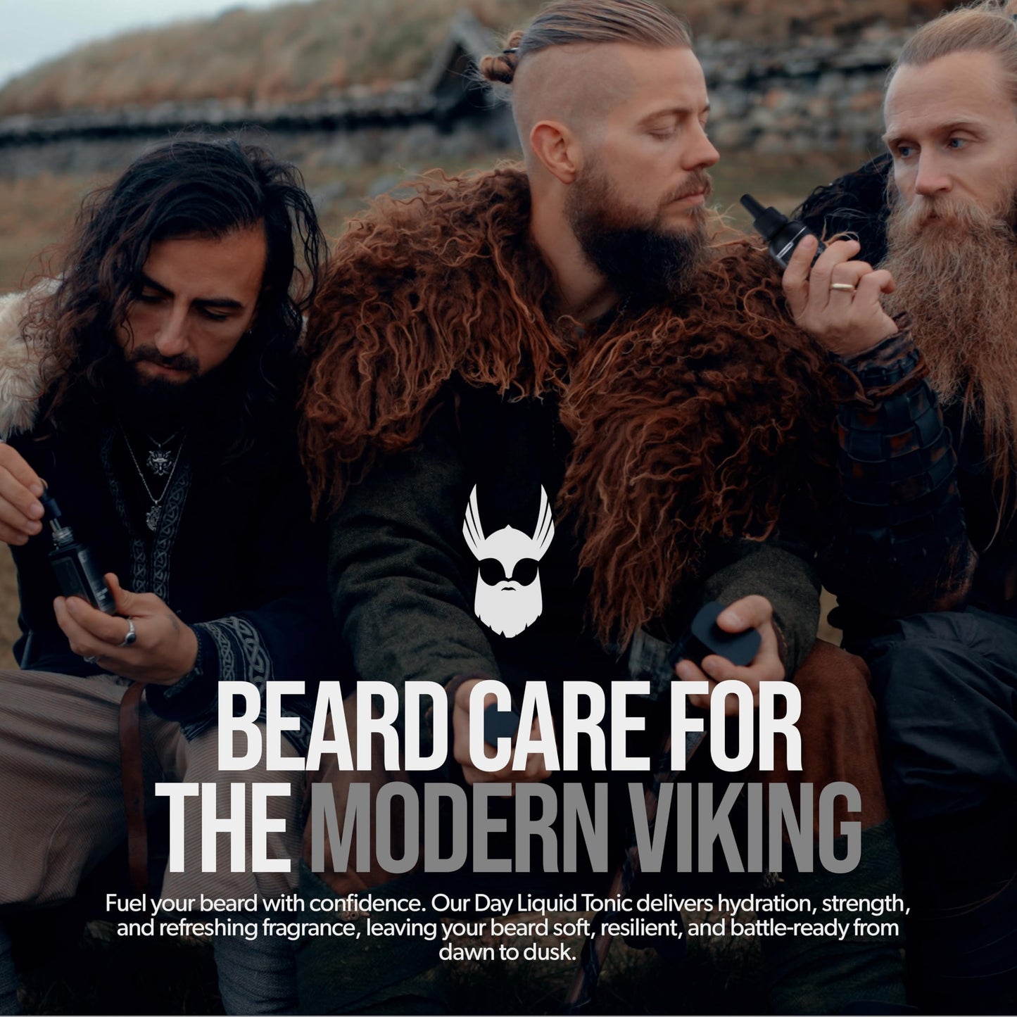 The Beard Struggle - Day Liquid Tonic Beard Oil - Gold Collection, Hoenir's Poem - Beard Oil for Men - Moisturize, Softens Hair, Reduces Itch - Day Time Beard Growth Oil (1 Fl oz)