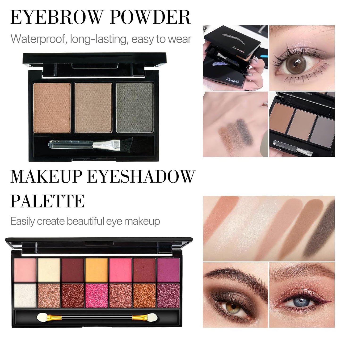 Makeup Essential Bundle - All-in-One Makeup Set for Women | Foundation, Eyeshadow Palette, Lipstick & More