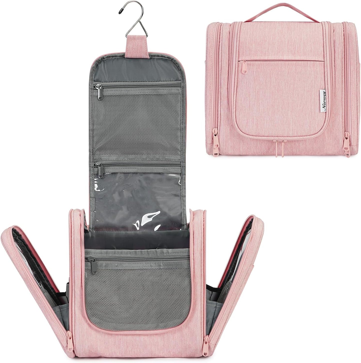 Hanging Toiletry Bag for Women - Travel Makeup Organizer | Compact & Stylish Design