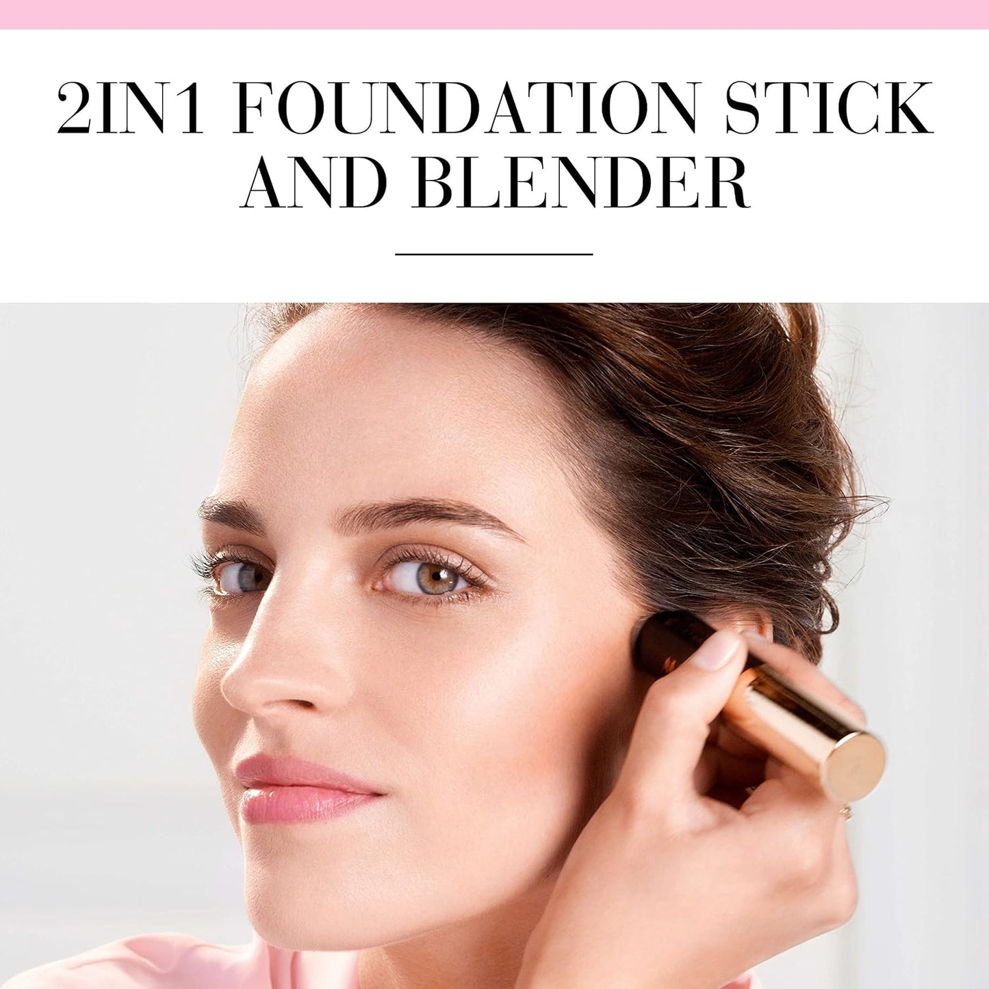 Bourjois 24 Hour 2-in-1 Foundation & Concealer Stick - Honey Beige | Blending Tool Included