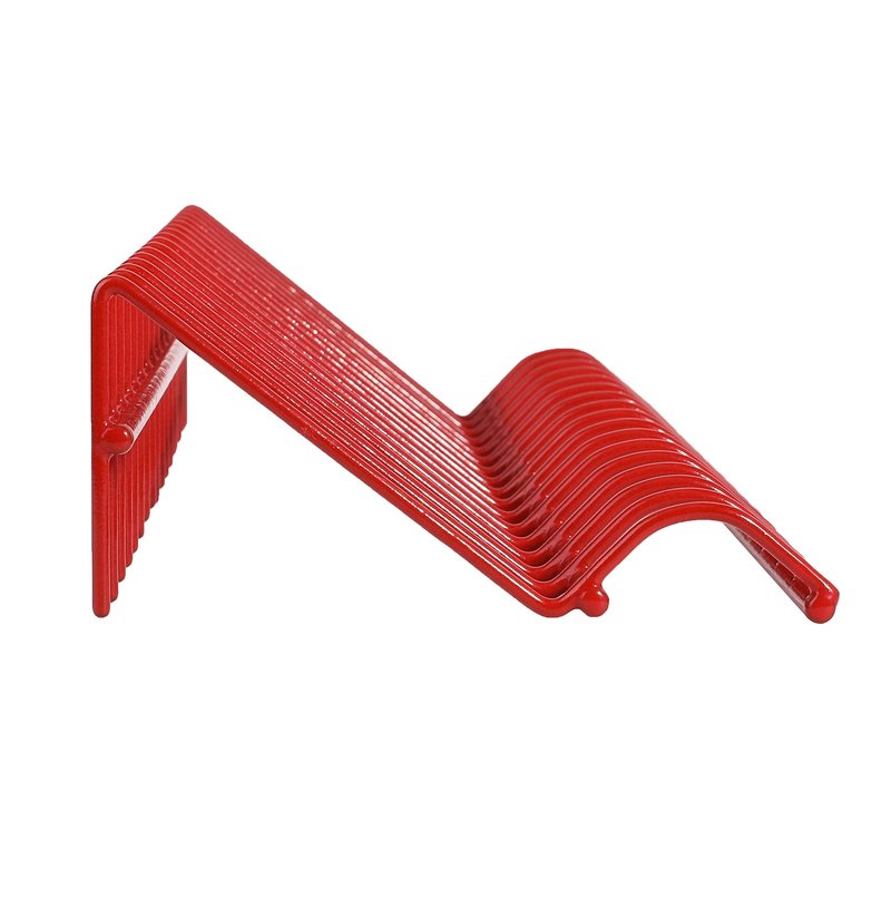 ARES 62003 - Red 16-Slot Plier Rack - Keep Pliers Organized in Tool Drawer - 3/4-Inch Slots Fit Most Plier - PVC Coating Protects Pliers and Prevents Slippage