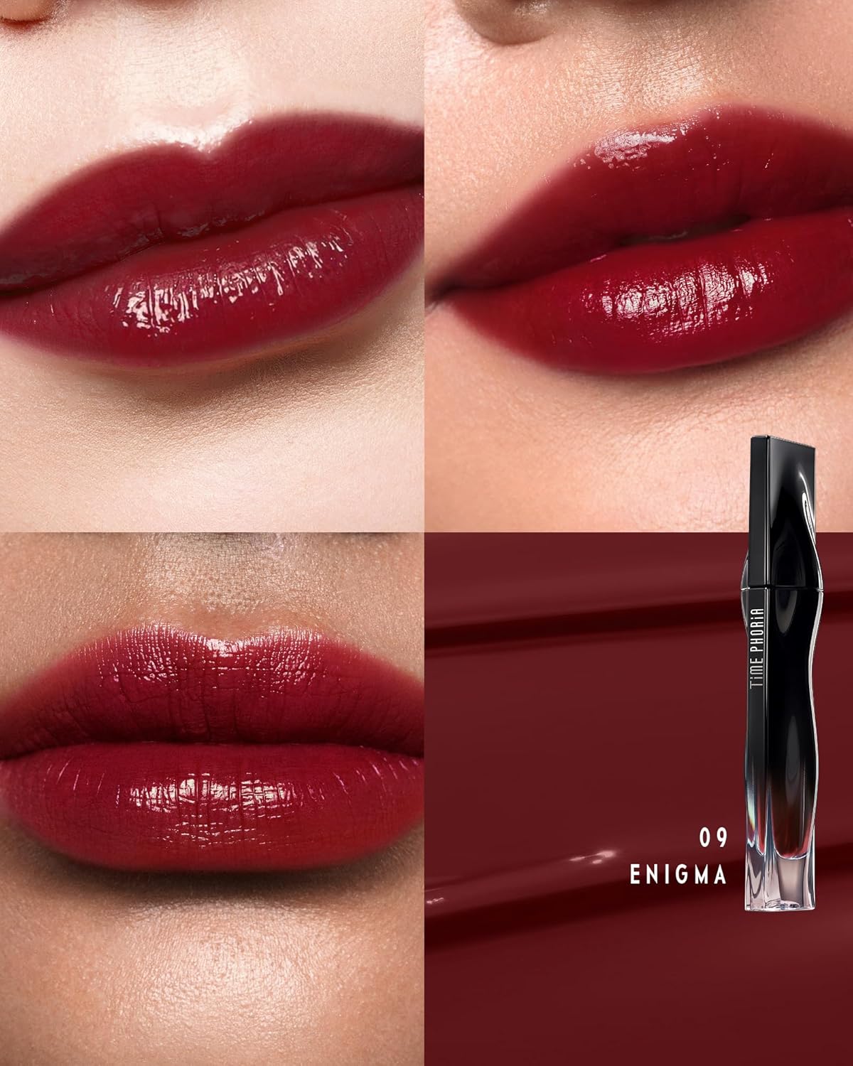 Stellar Dust Lip Stain - Transfer-Proof Deep Red Brown Lip Gloss | Hydrating, Long-Lasting Makeup for Women