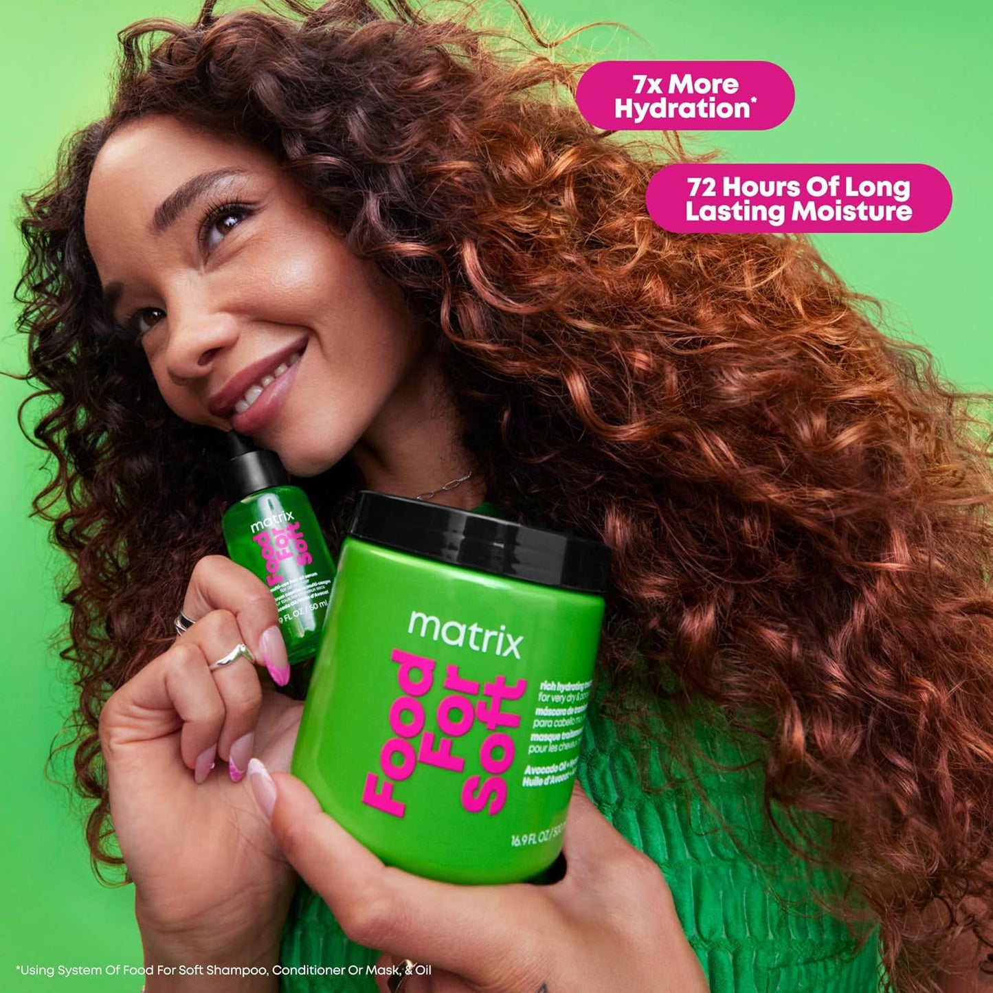 MATRIX Hydrating Hair Mask - Avocado Oil & Hyaluronic Acid for Dry, Brittle Hair | Adds Shine & Softness