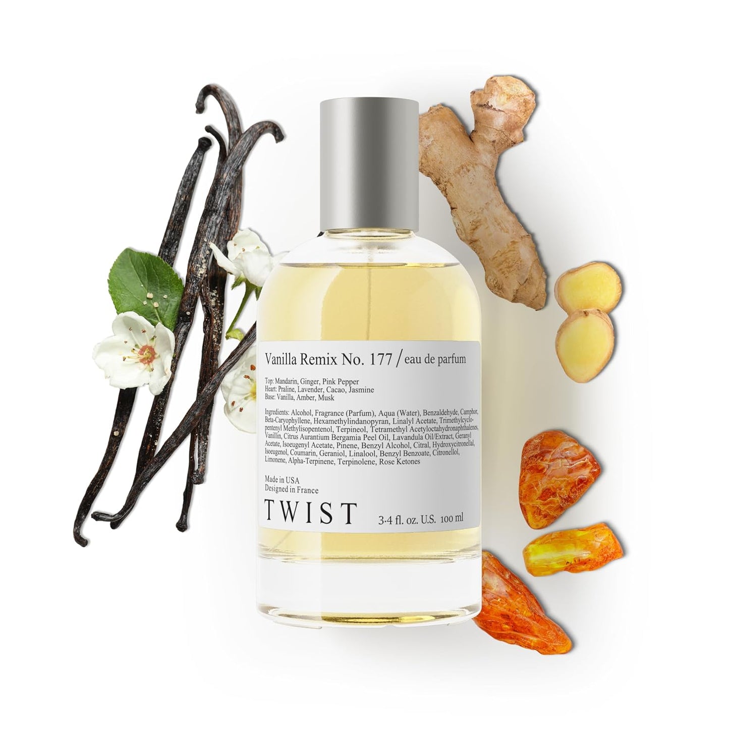 Eau De Parfum Inspired by Burberry Her - Long-Lasting Strawberry & Vanilla Fragrance Spray | 100 ml | Vegan & Clean Ingredients