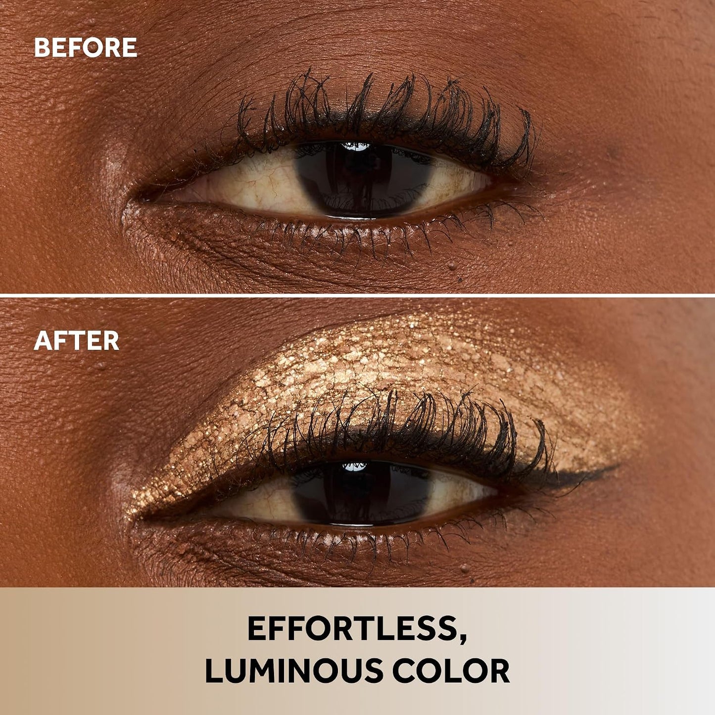 No7 Gilded Glimmer Cream Eyeshadow - Buildable Shimmer for Bold Color - Long-Lasting Silky Finish | Candlelight (3.4g)