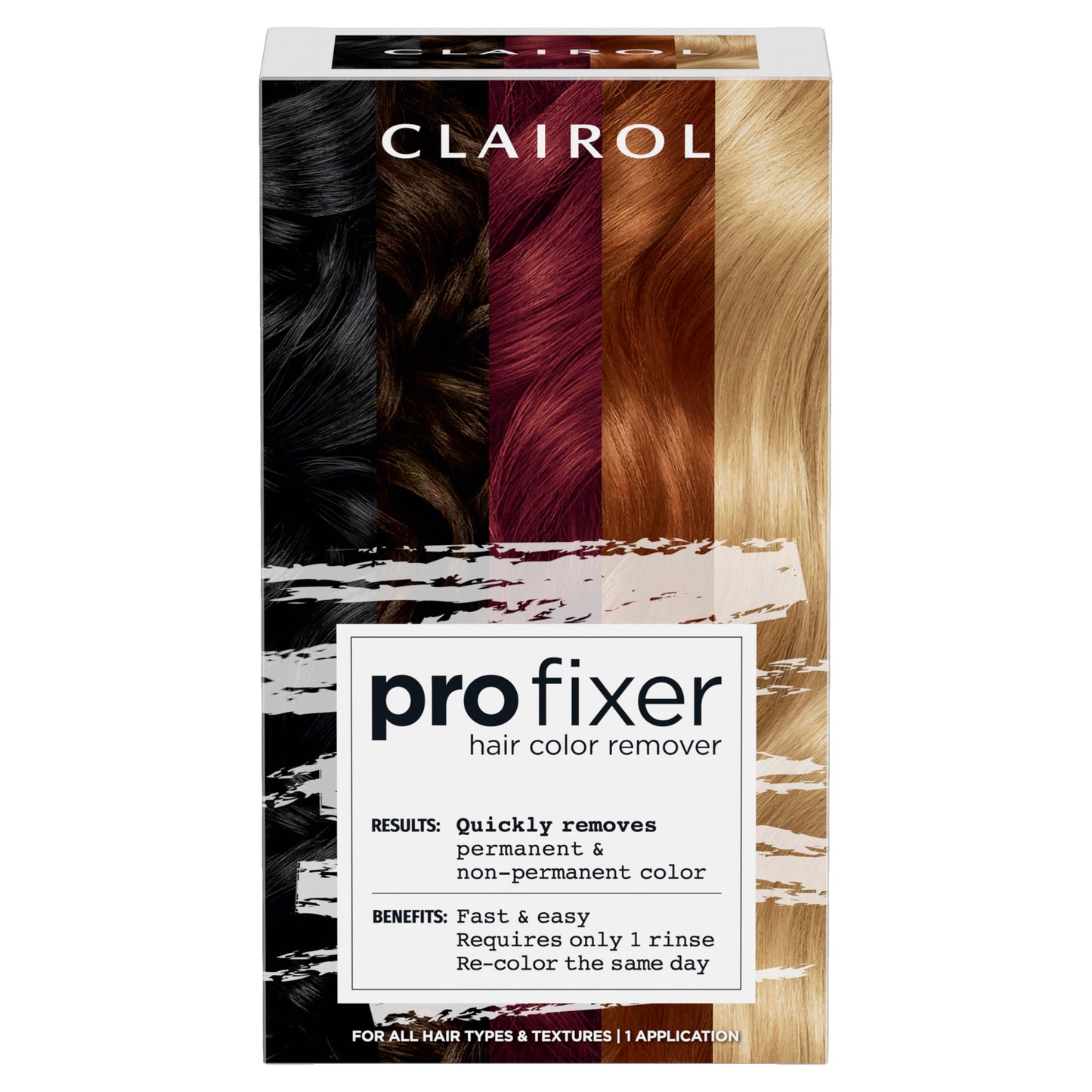 Clairol Pro Fixer Hair Color Remover Kit | Remove Permanent and Non-Permanent Color | Quick and Easy With Only 1 Rinse