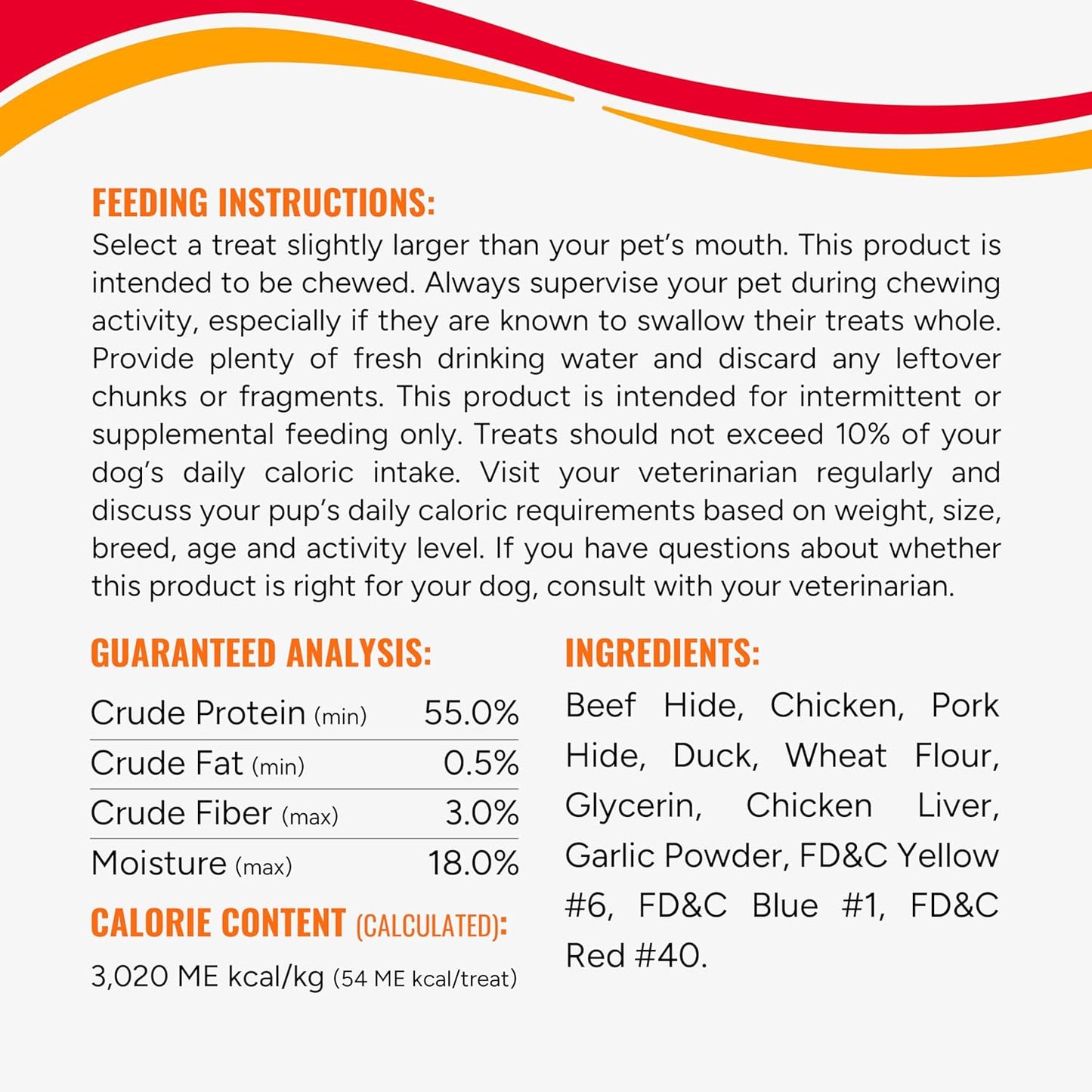 Long-Lasting Dog Treat Kabobs - Real Proteins with Beef Hide & Chicken | Supports Dental Health, 24 oz