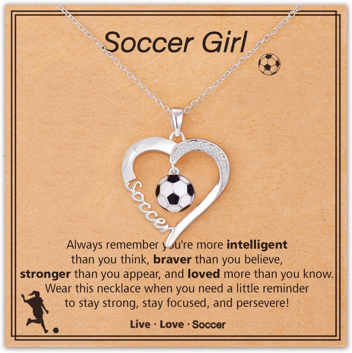 Sport Necklace for Girls - Volleyball, Softball, Basketball & Baseball Jewelry | 16-19 Inch Adjustable Gift