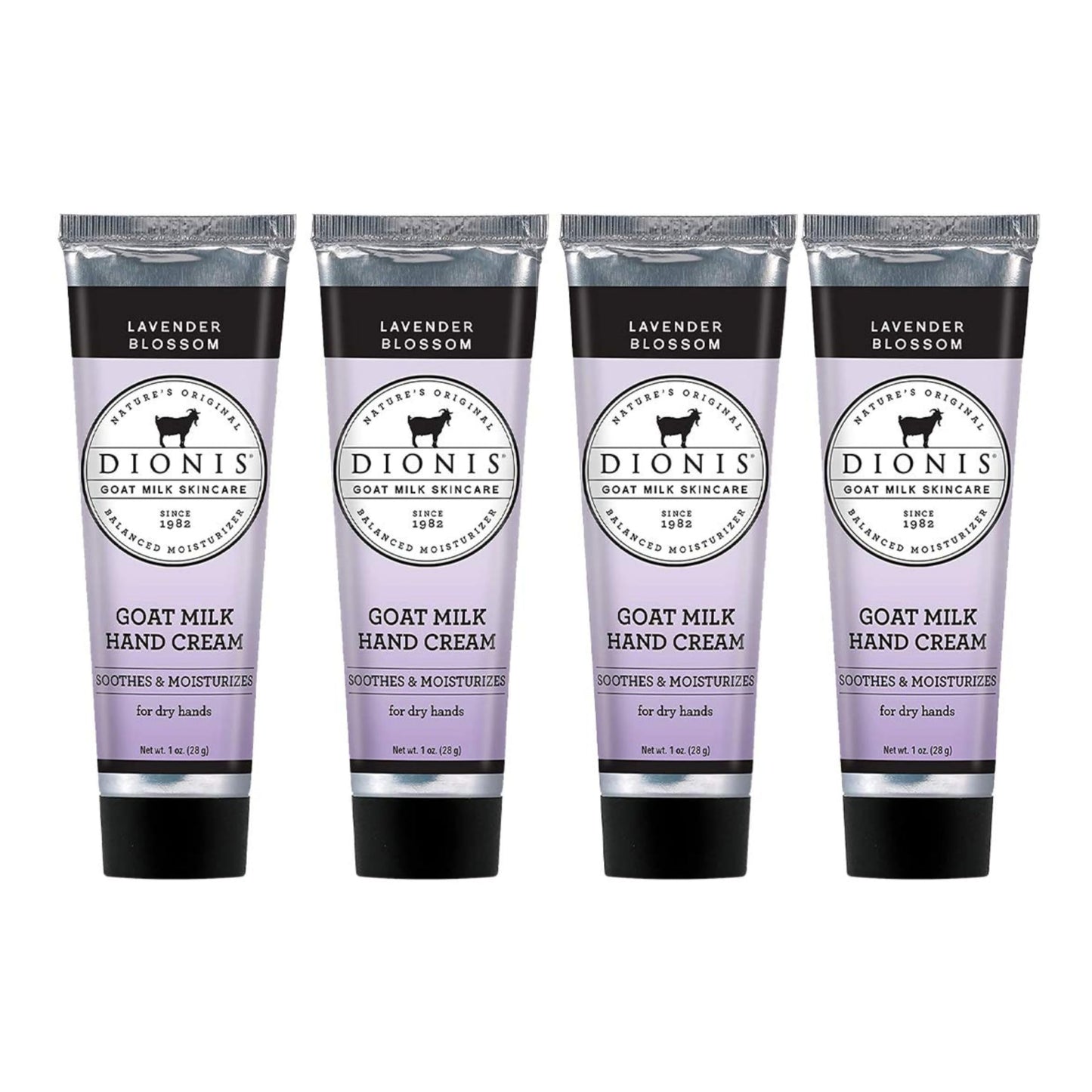 Dionis Goat Milk Hand Cream Lavender Blossom 1 oz (Pack of 4)
