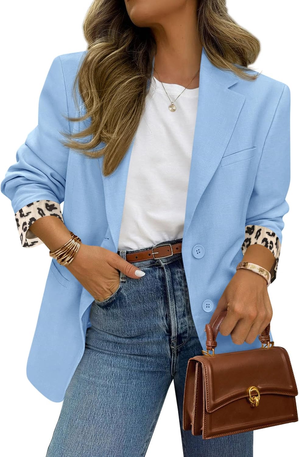 PrettyGarden Blazers for Women - Business Casual Long Sleeve Suit Jacket with Pockets | Stylish Work Blazer