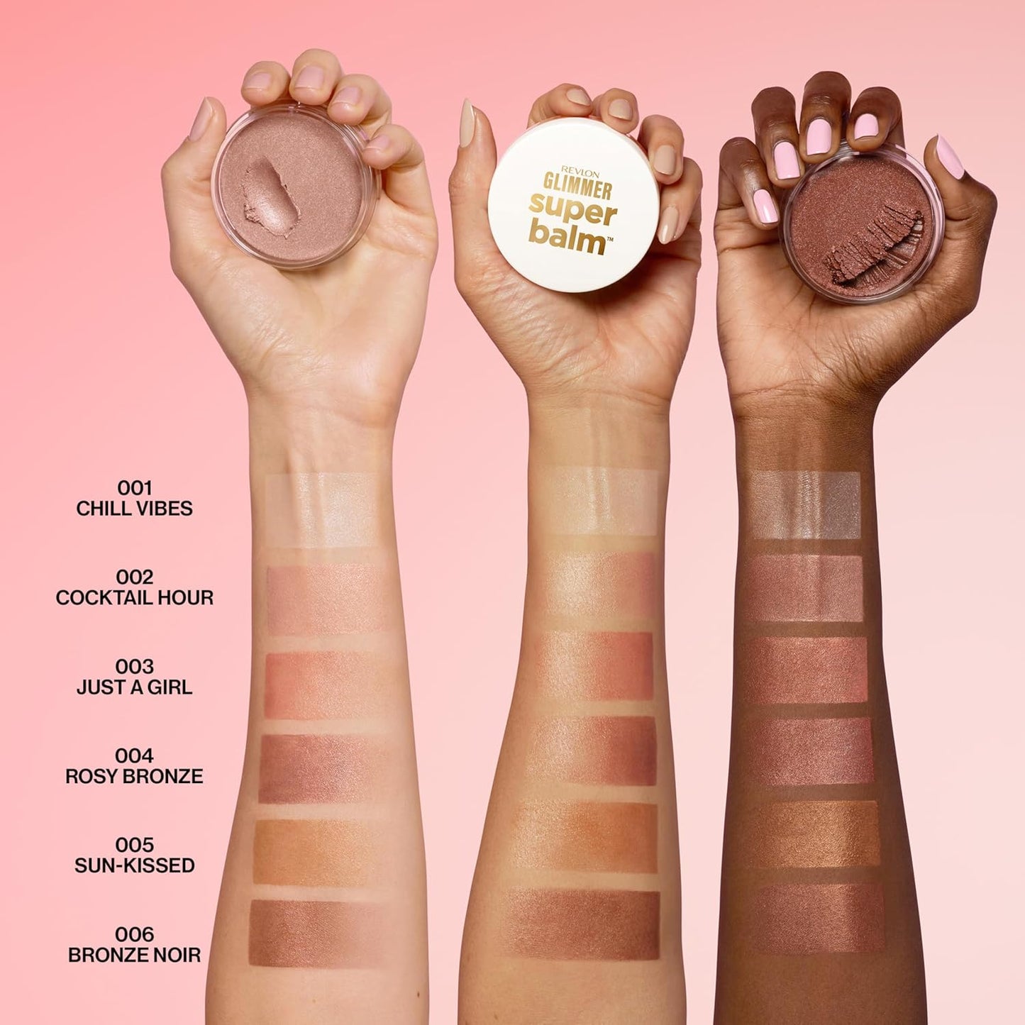 Revlon Glimmer Super Balm - Multi-Use Glow Face Makeup | Cream Bronzer, Highlighter & Blush, 003 Just a Girl, 0.06 oz