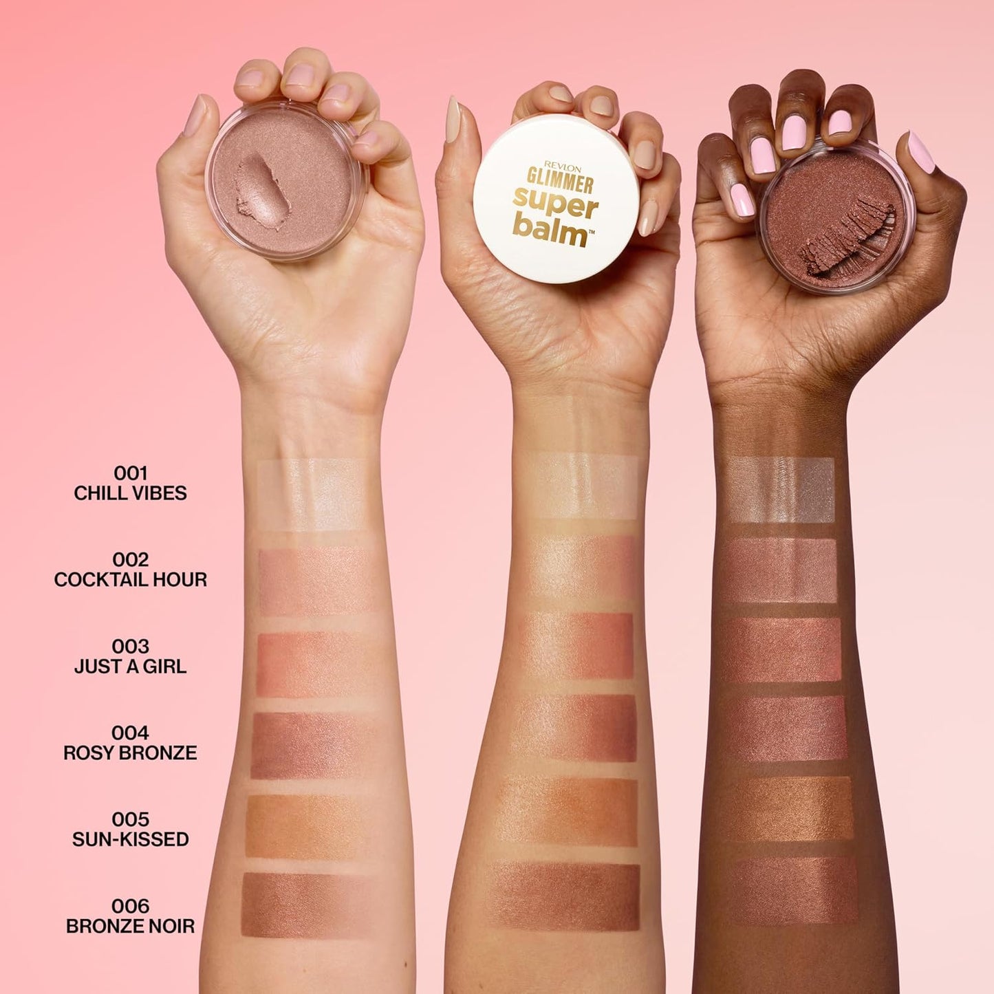 Revlon Glimmer Super Balm - Multi-Use Glow Face Makeup | Cream Bronzer, Highlighter & Blush, 006 Bronze Noir, 0.06 oz