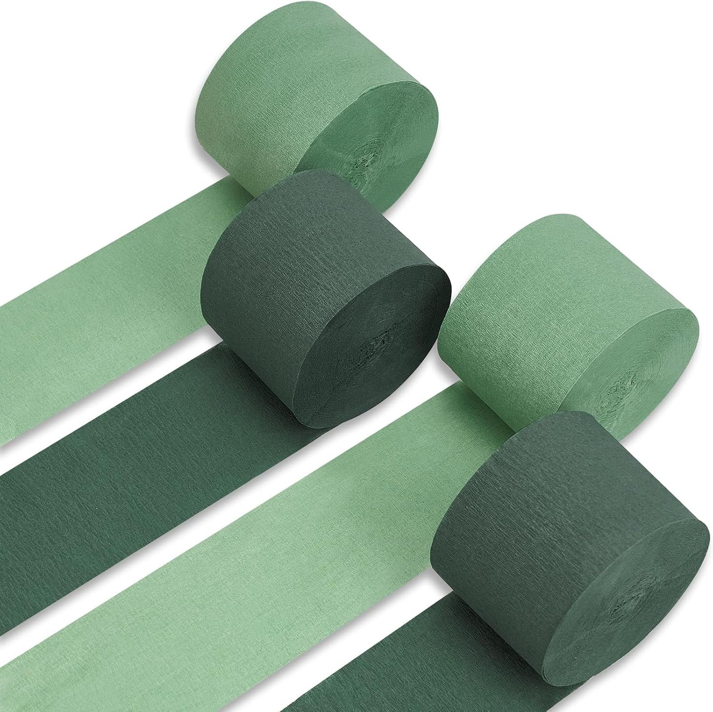 Gold Crepe Paper Streamers - 4 Pack of 328ft | Perfect for Wedding, Birthday, Baby Shower, and Graduation Party Decorations