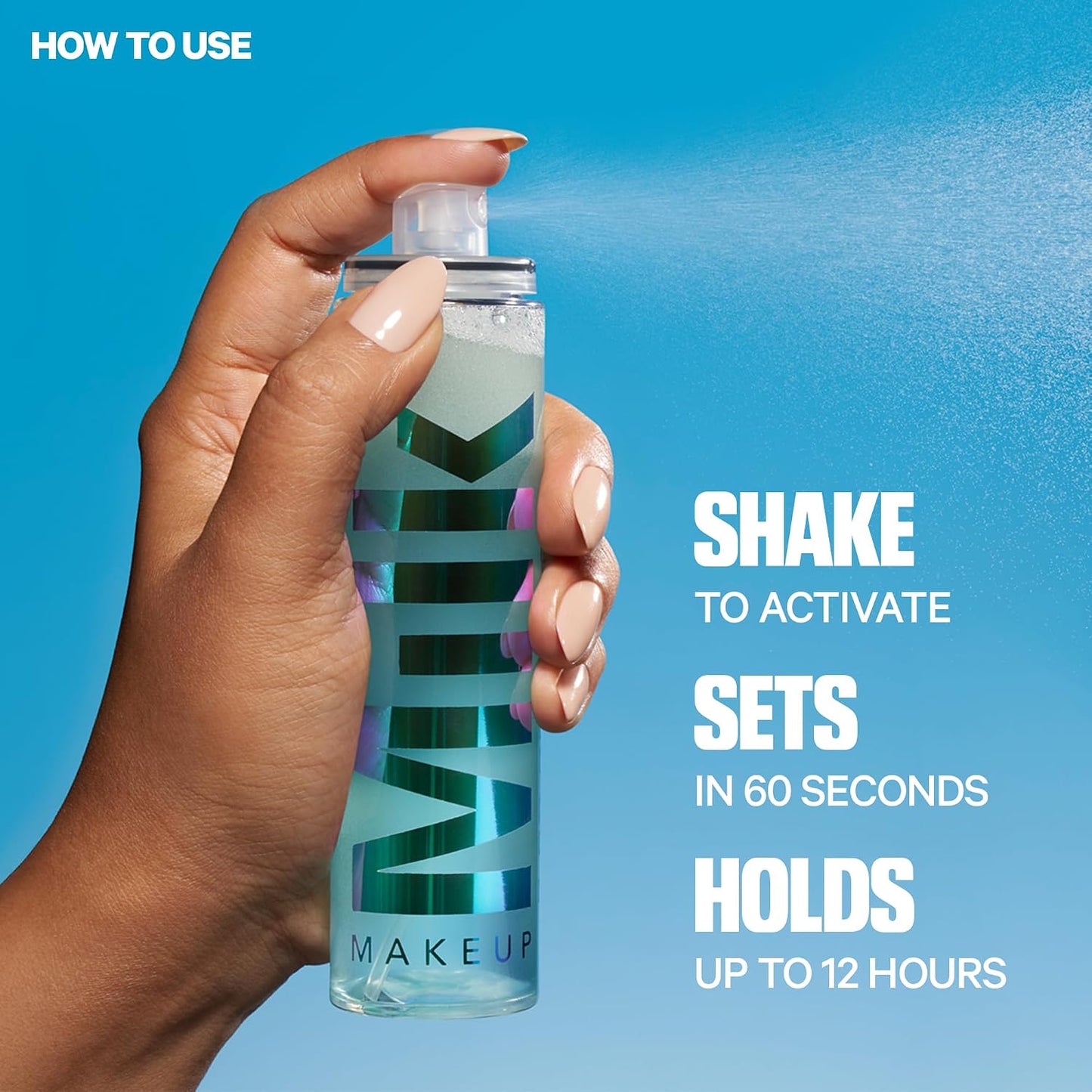 Hydro Grip Set + Refresh Spray | Hydrating Makeup Setting Spray with Hyaluronic Acid - Long-Lasting, Alcohol-Free Mist for Dewy Skin