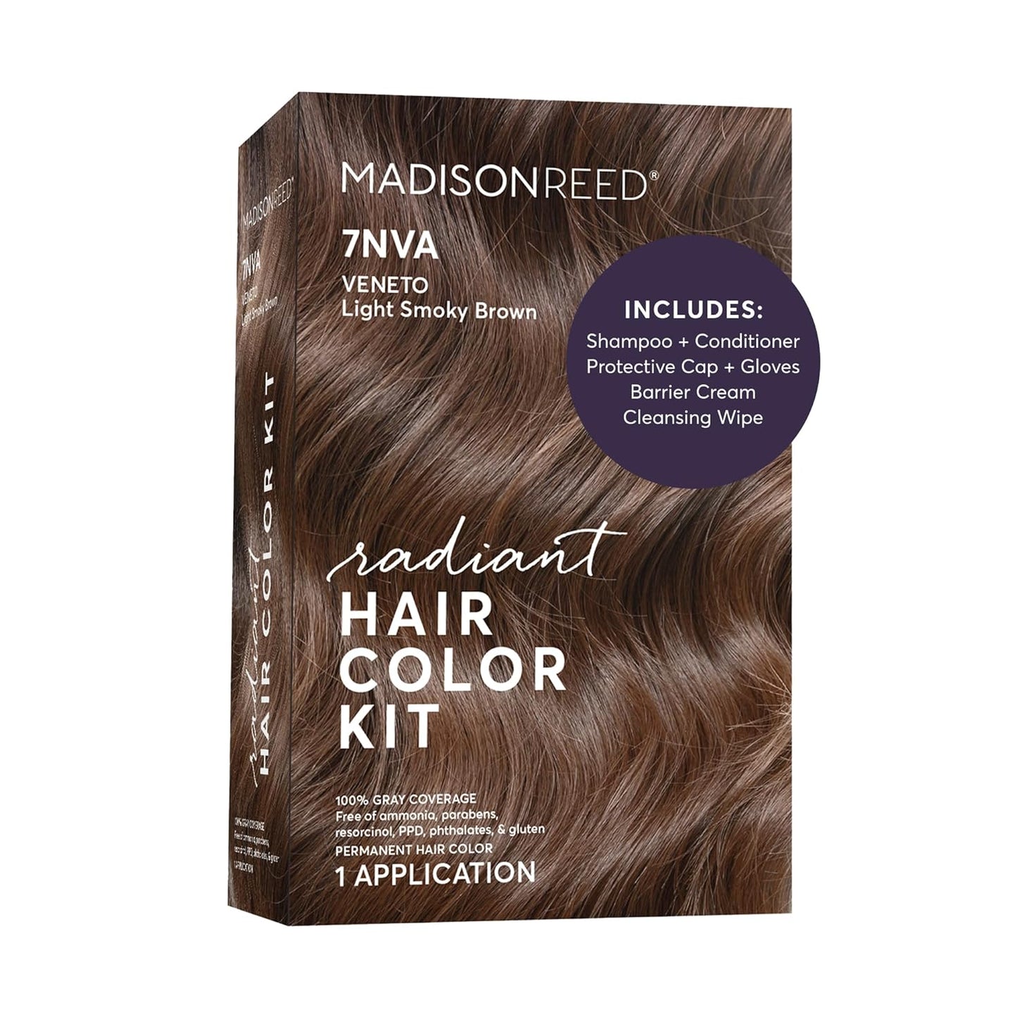 Madison Reed Radiant Hair Color Kit - 5RV Dark Garnet Red | Vivid Permanent Dye for Bold Color & Maximum Shine