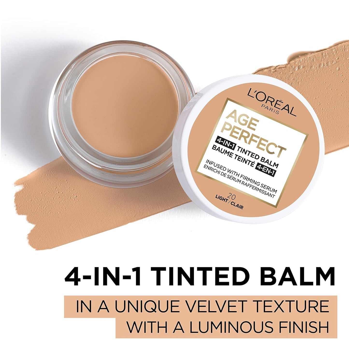 L'Oreal Paris Tinted Balm Light 20 - Hydrating Lip Balm for Natural Glow