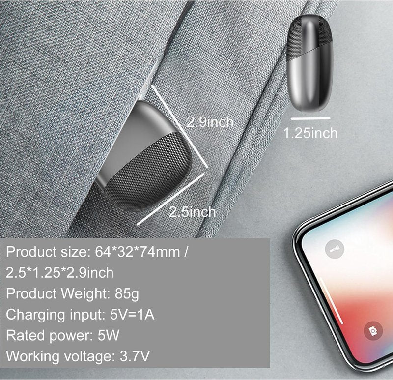 Electric Nail Clipper - 2-Speed Quiet Trimmer with LED Light | Portable Baby & Adult Nail Care (Black)