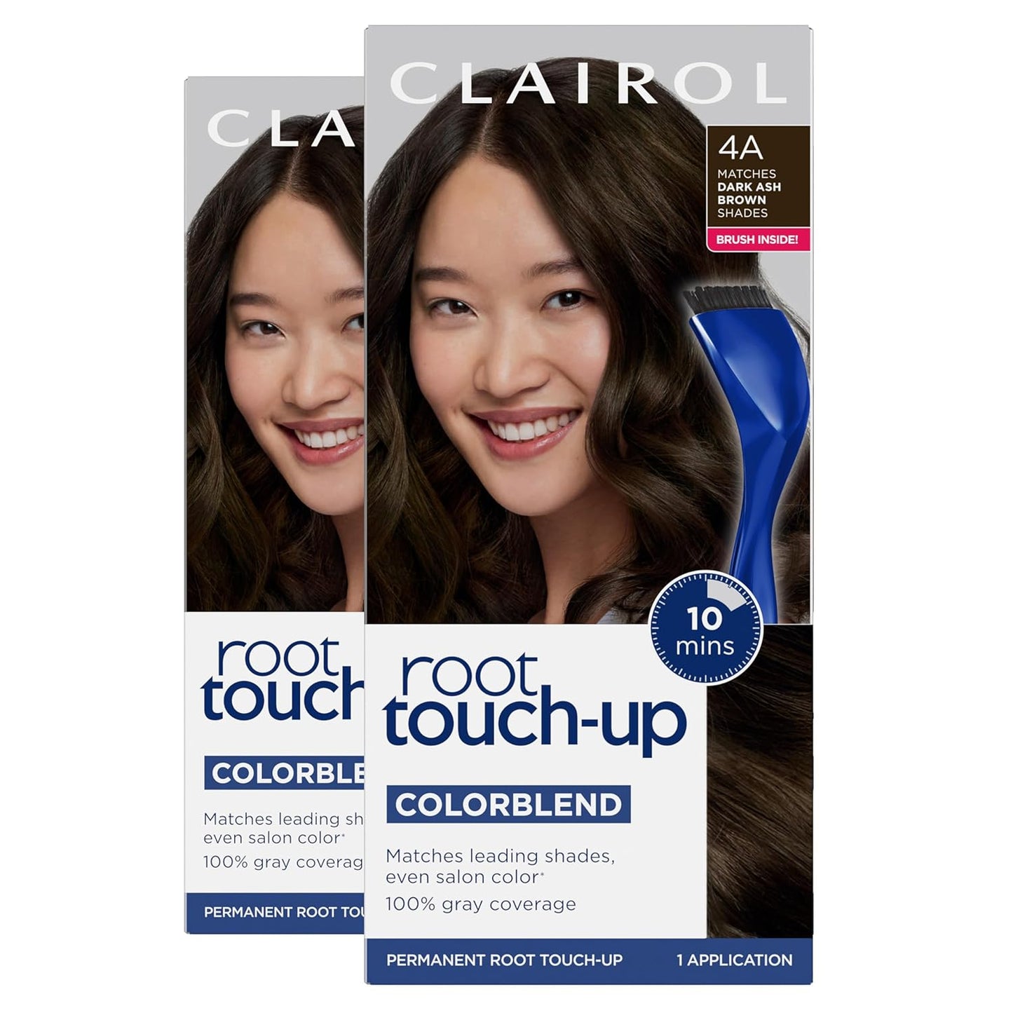 Clairol Root Touch-Up Permanent Hair Dye - 5 Medium Brown | 100% Gray Coverage, Easy Brush Application
