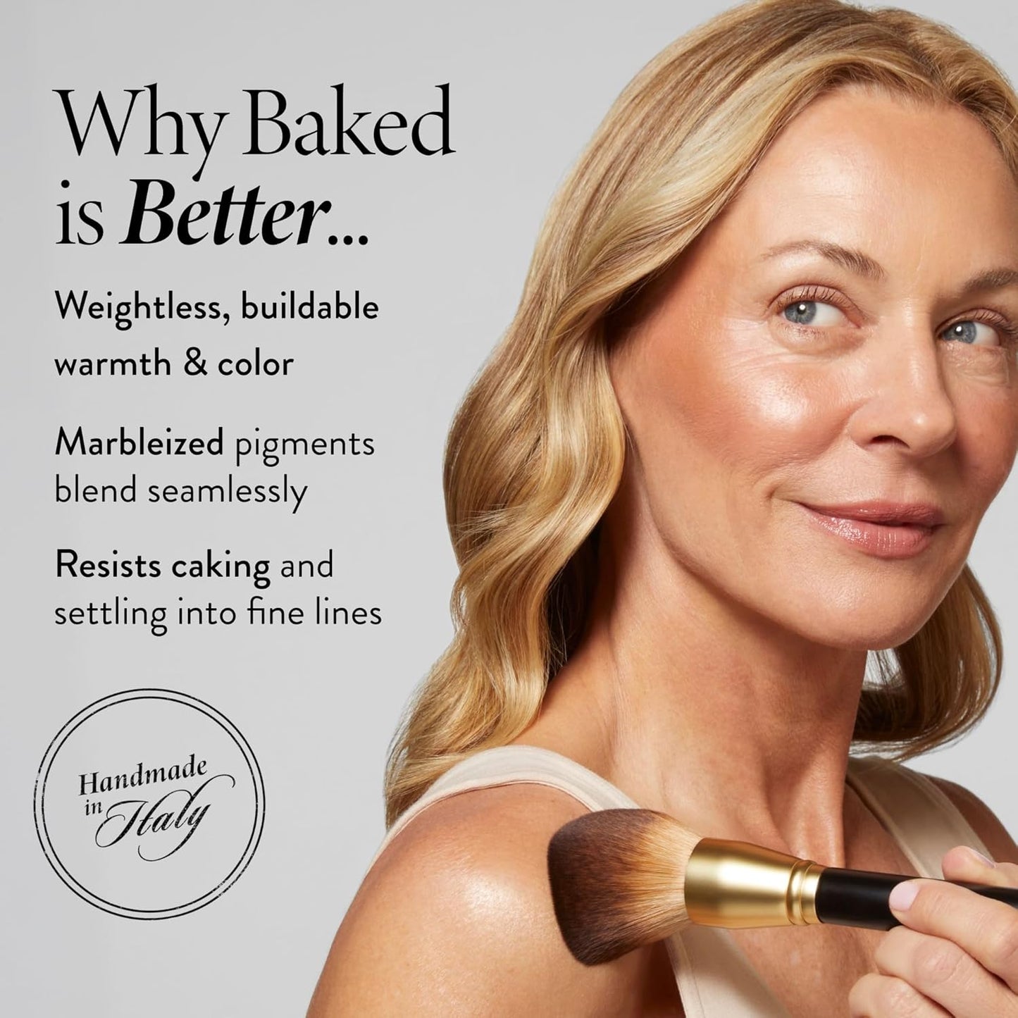 Laura Geller Baked Bronze-N-Brighten Bronzer Powder - Natural Bronze Glow | Fair Shade