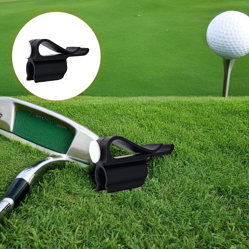 POPETPOP Golf Club Bag Clips On: 14 Pack Plastic Putter Clamp Holder Organizer - Durable Golf Accessories for Men Women Golfer (Black)