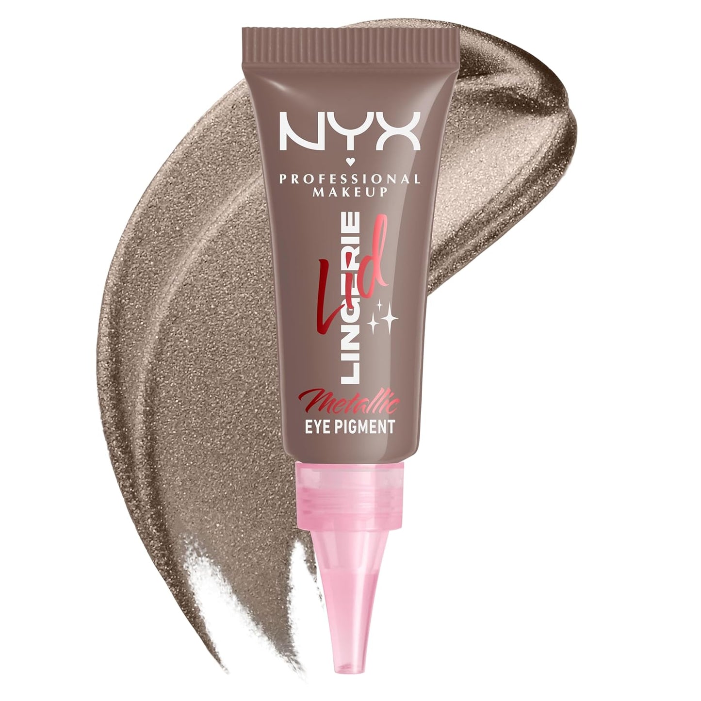 NYX Professional Makeup Lingerie Cream Eye Pigment - Long-Lasting Eyeshadow in Beige Appeal | 0.2 fl oz