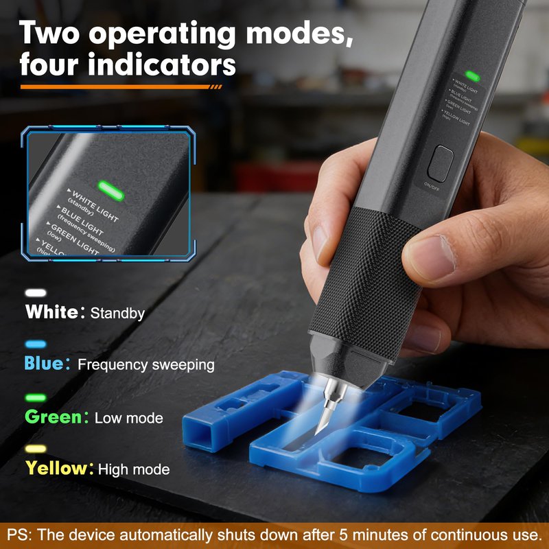 Ultrasonic Cutter, 40kHz High Precision Ultrasonic Cutting Knife, 30W Corded Ultrasonic Knife for Better Cooling, Effortless Support Removal Tool for 3D Printing, Resin, PCB, Leather, Hobby DIY Craft
