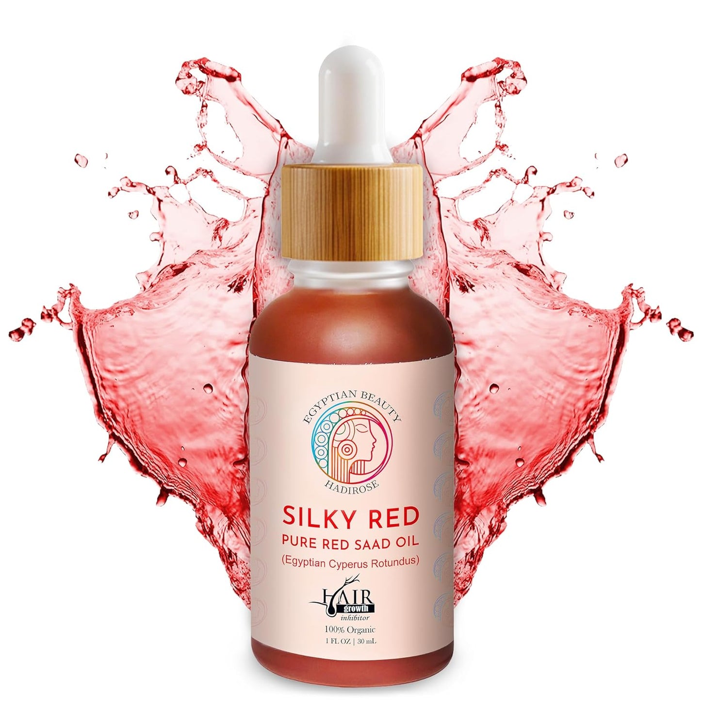 **Egyptian Cyperus Rotundus Hair Removal Oil - Pure Red Saad Concentrate | Post-Wax Skin Nourisher & Hair Growth Inhibitor**