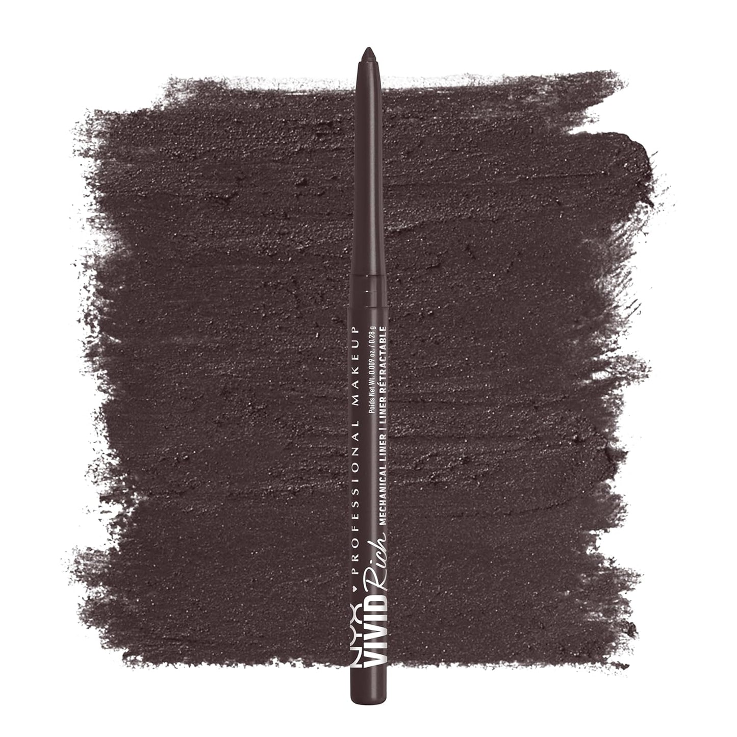 NYX Mechanical Eye Pencil - Vivid Deep Blue Retractable Eyeliner | Creamy Formula, Sapphire Bling