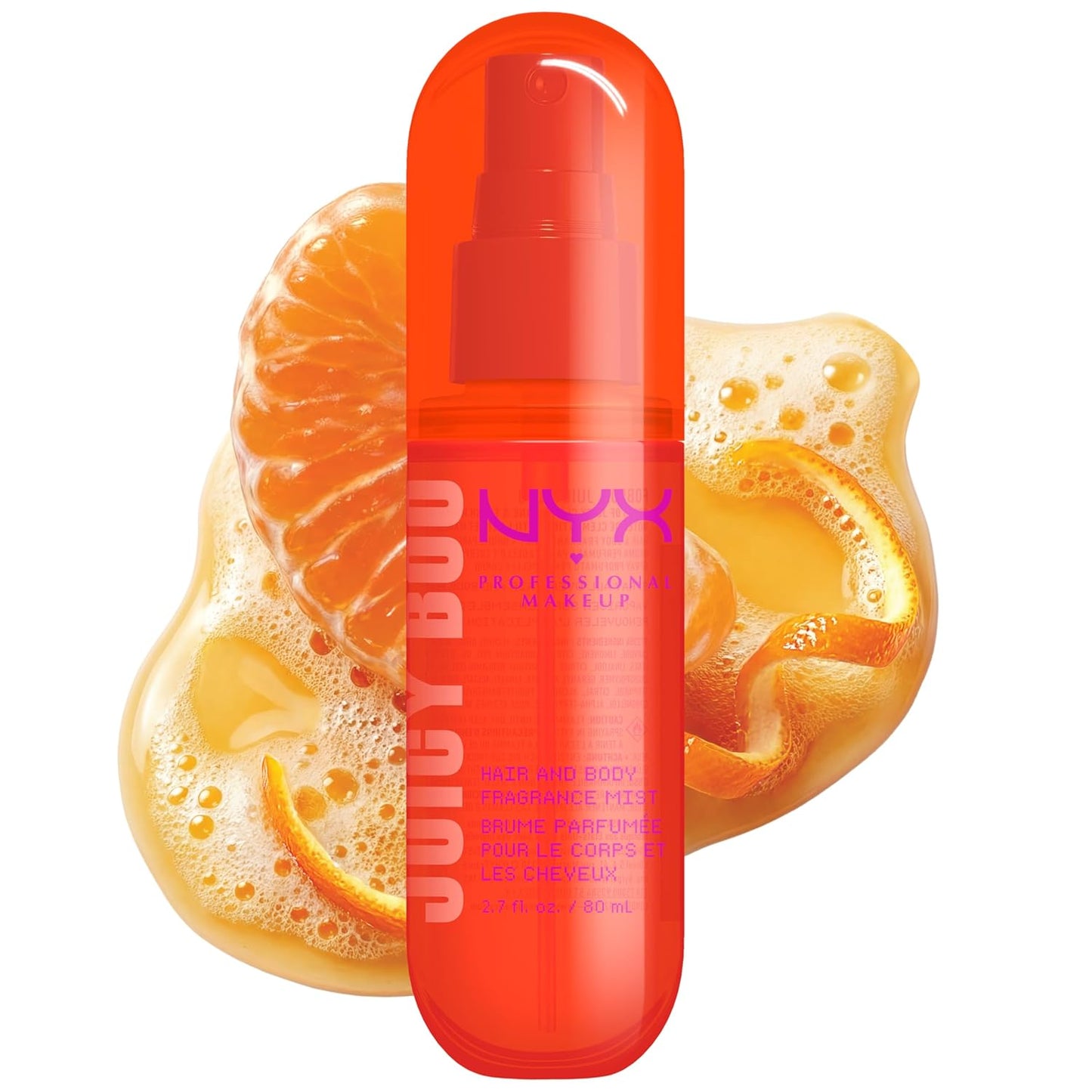NYX Fat Oil Fragrance Mist - Suga Baddie Vanilla & Whipped Cream Scent | Long-Lasting Hair & Body Spray, 5.4 fl oz