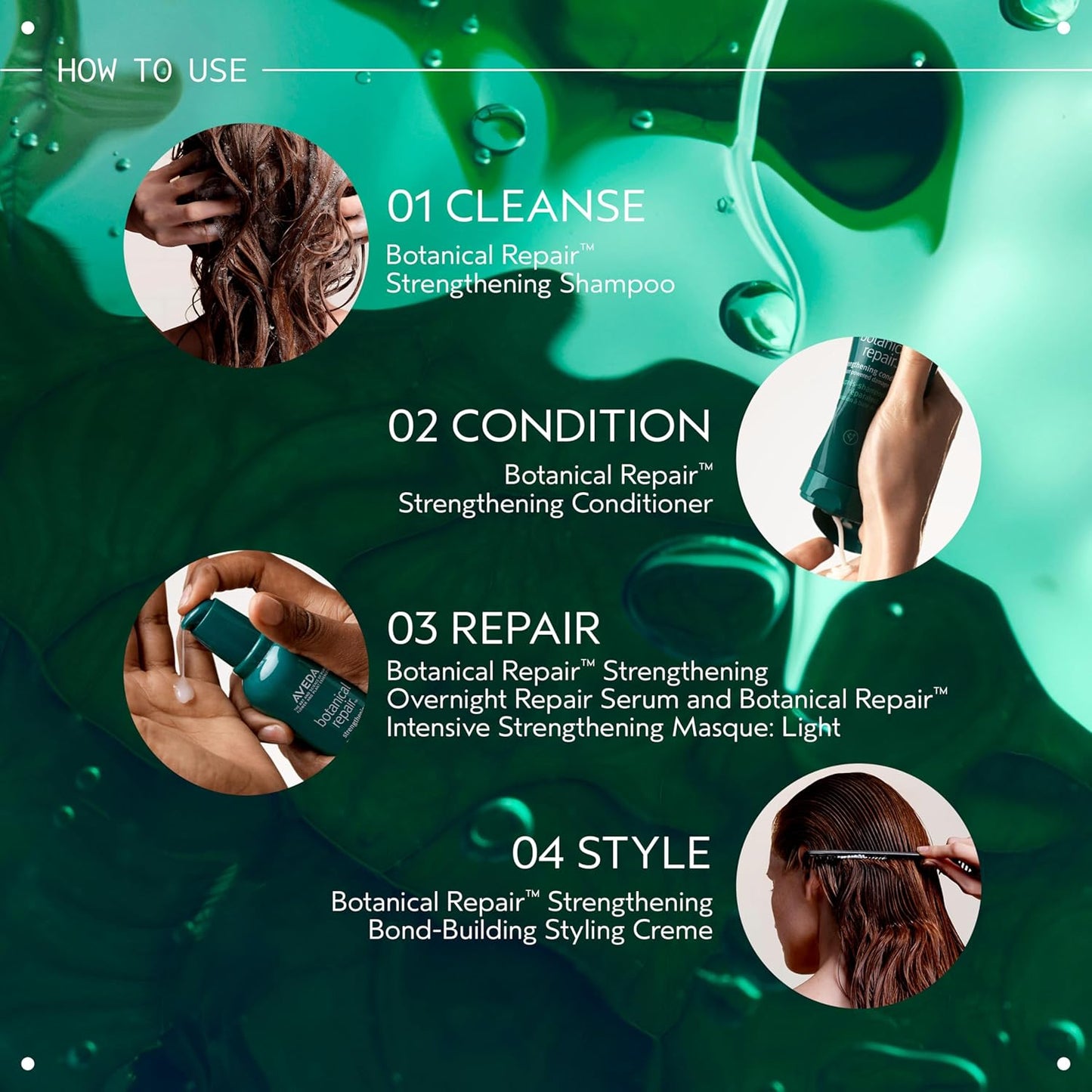 Aveda Botanical Repair Overnight Serum - Bond-Building Formula for Damaged Hair | Reduces Split Ends & Nourishes with Nangai Oil
