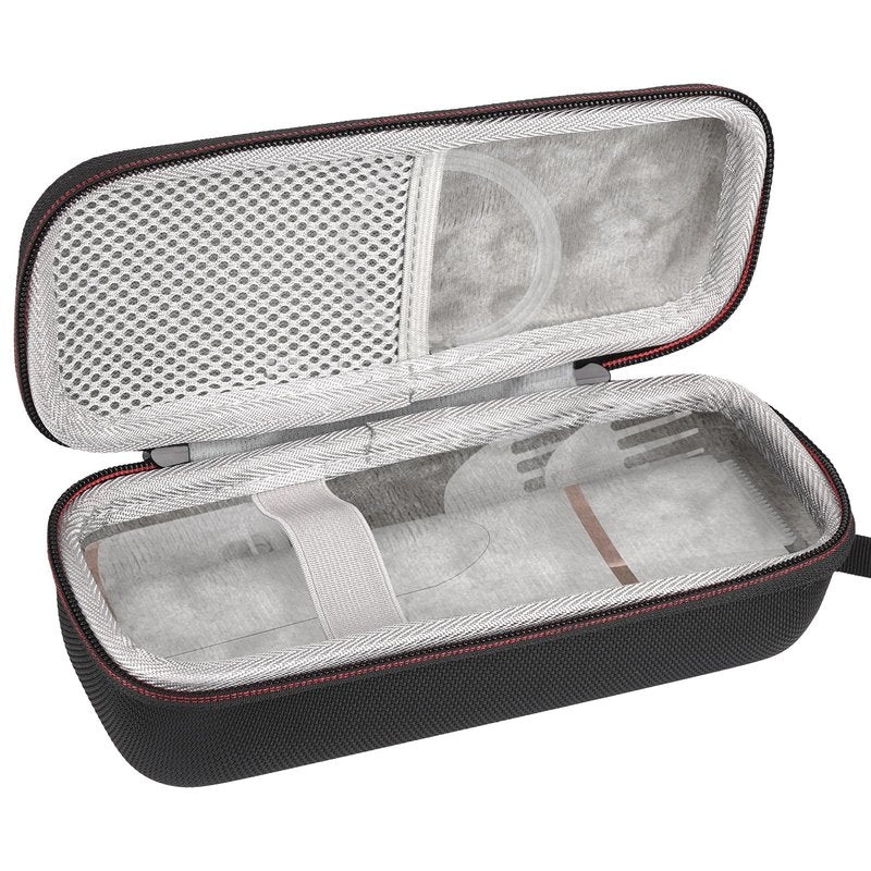Linkidea Electric Shaver Travel Case, Compatible with MANSPOT HCW003A-New2, Unibono YH-7702 Trimmer, Hard Shell Bikini Razor Carrying Bag (Black)
