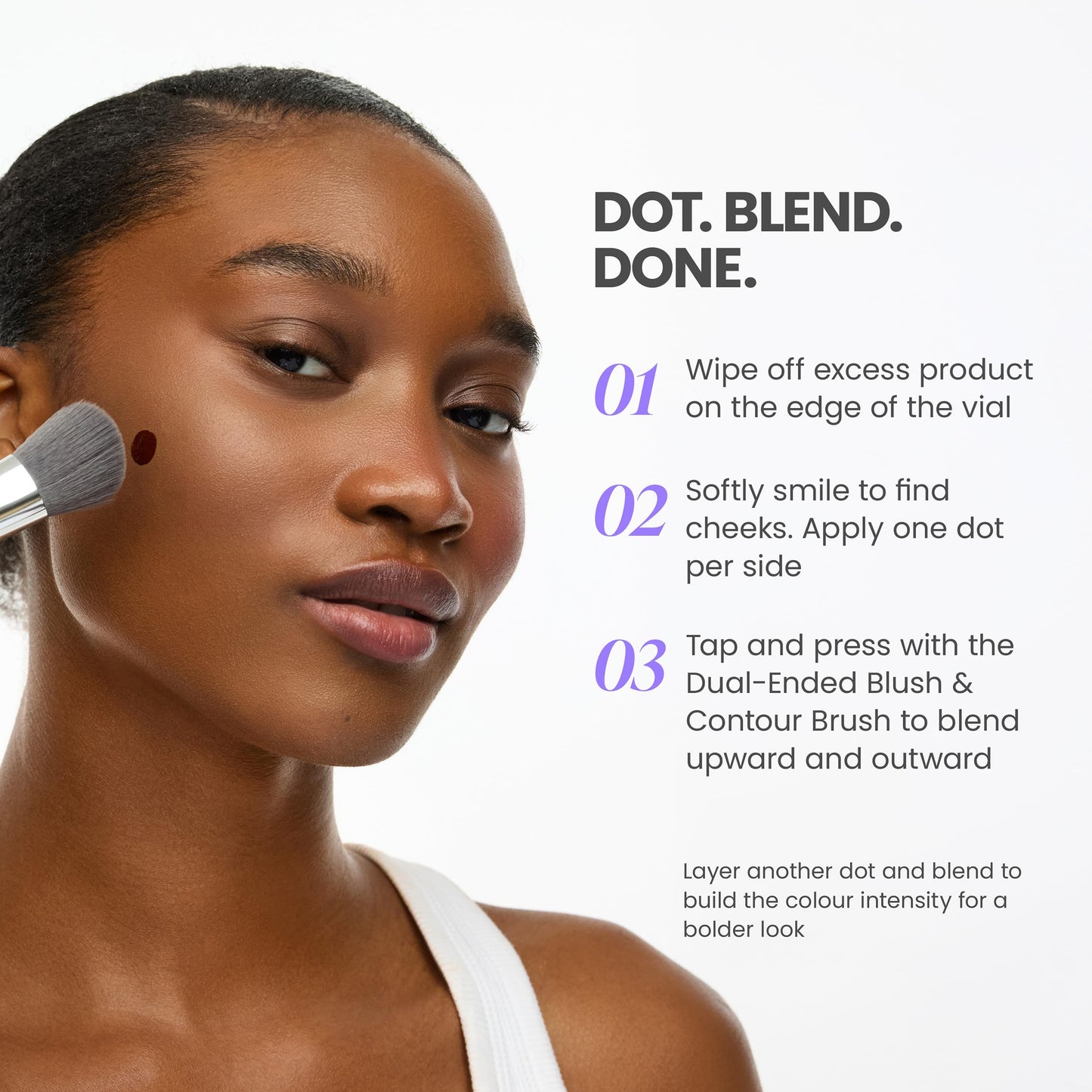 Wonderskin Liquid Blush Stain - Wonder Blading All-Day Blush Stain, Buildable Cocoa Red Cream Blush Tint for Cheeks, 12HR Transfer-Proof Natural Glowy Finish, Water-Resistant (Toasty)