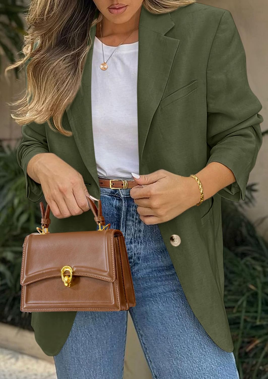 PrettyGarden Blazers for Women - Business Casual Long Sleeve Suit Jacket with Pockets | Stylish Work Blazer