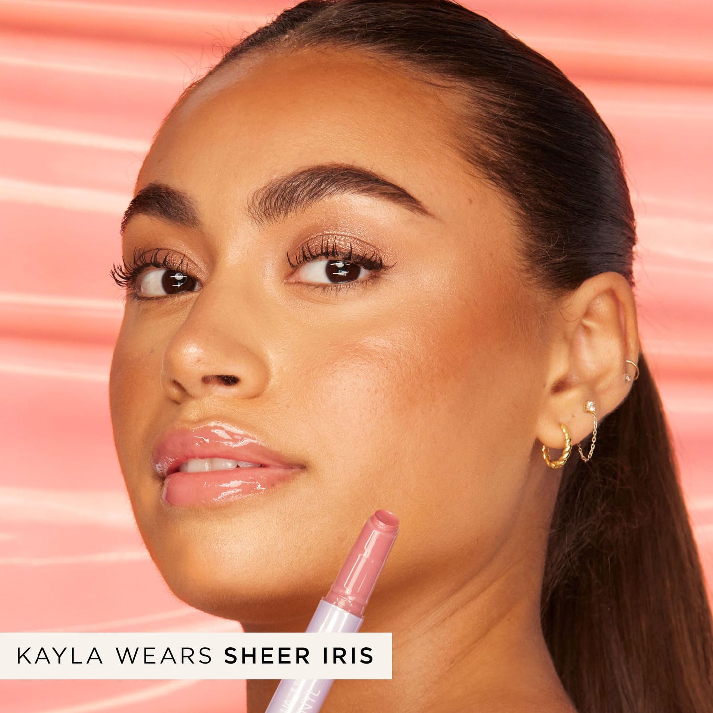tarte maracuja juicy lip vinyl gloss – Hydrating & Volumizing Lipgloss Balm with Hyaluronic Acid, Vitamin E to Plump & Moisturize, Vegan & Cruelty-Free, full size, sheer iris