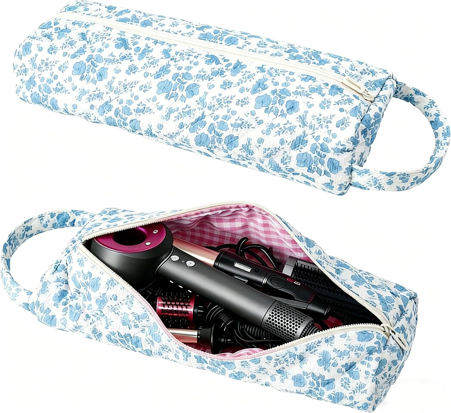 Hair Tools Organizer Bag - Portable Travel Case for Curling Irons, Flat Irons & Hair Dryers | Essential Haircare Accessories