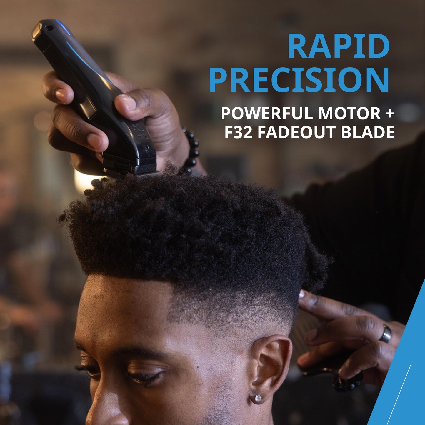 Wahl Professional 5-Star Vapor Clipper with F32 Fadeout Adjustable Balding Blade, Adaptable Speed Control, Cord/Cordless