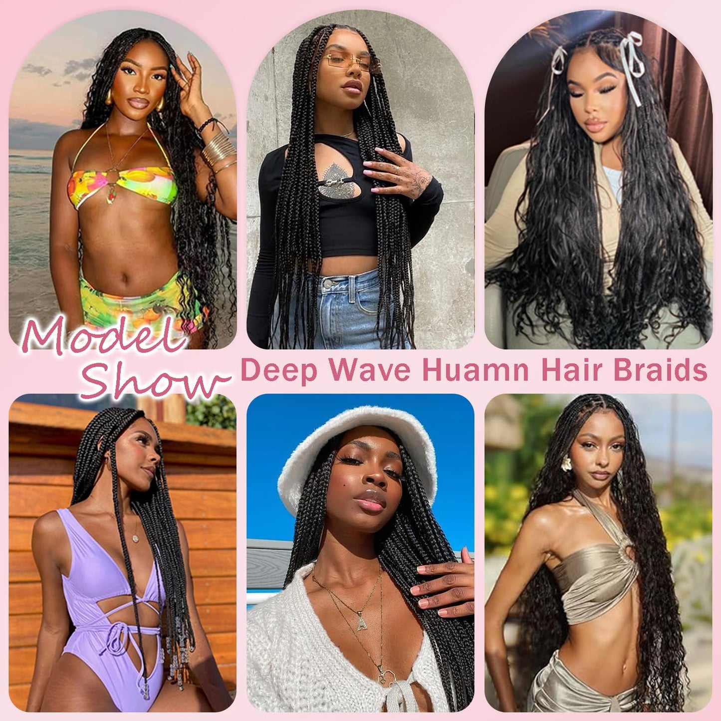 Honey Blonde Human Braiding Hair for Boho Braids 18 18 18 Inch Color 27 Deep Wave Bulk Hair No Weft #27 Blonde Curly Human Hair Extensions for Braids 3 Bundles 150g