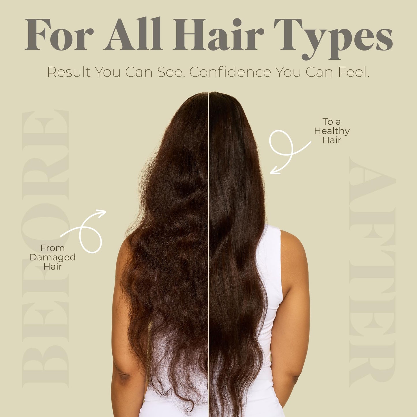 White Rain+ Repair Hair Mask for Damaged Hair, 6.7 fl oz, Pack of 2