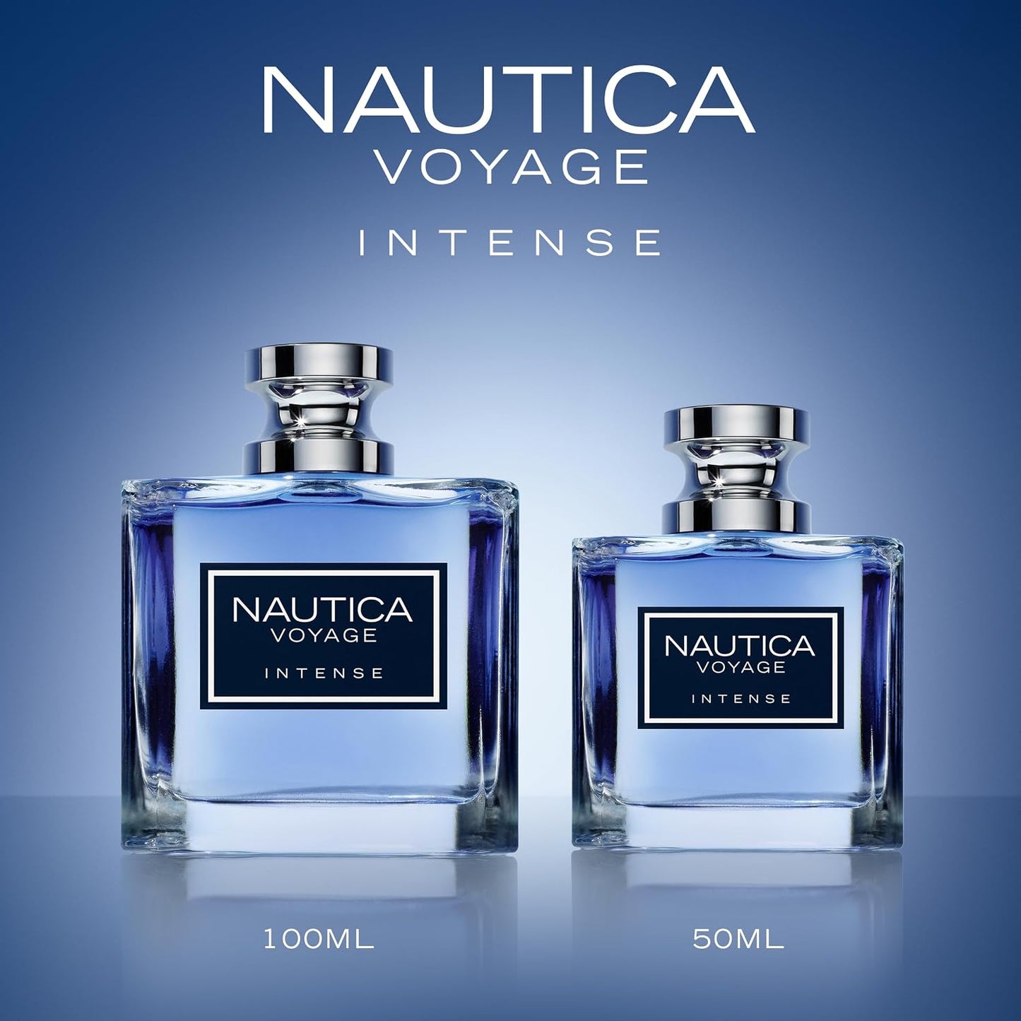 Nautica Voyage Intense Men's Fragrance - Long Lasting Eau de Toilette 1.6 fl oz | Vetiver & Smokey Leather Notes