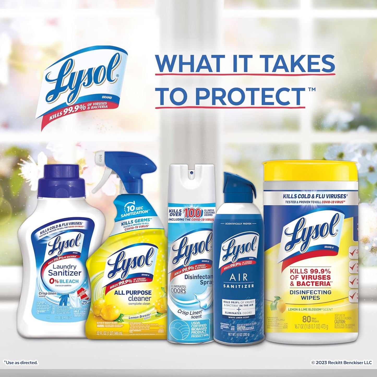 Lysol Toilet Bowl Cleaner Gel - Powerful Disinfectant & Stain Remover | Forest Rain Scent, 24oz (Pack of 2)